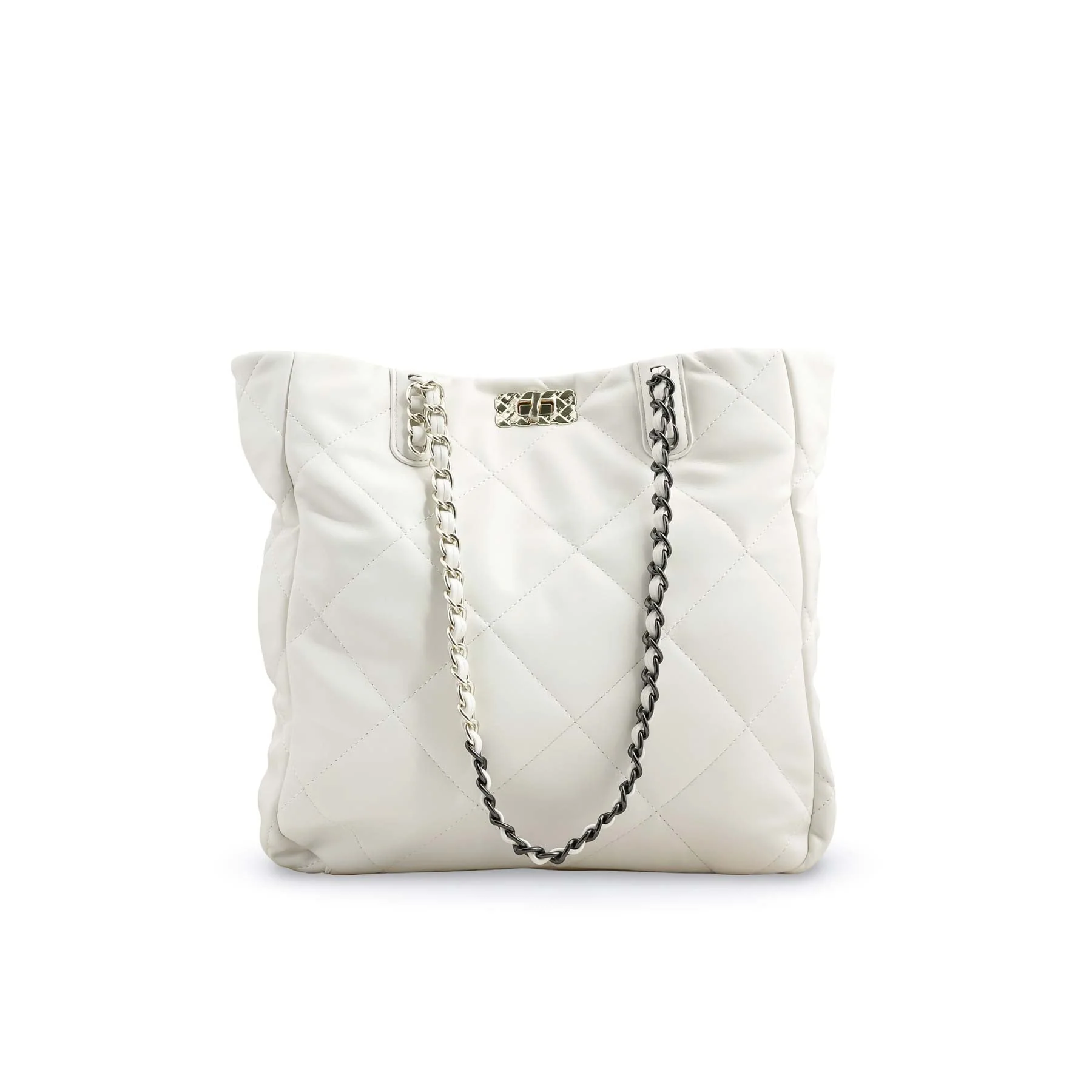 White Formal Shoulder Bag P36322 - Image 2