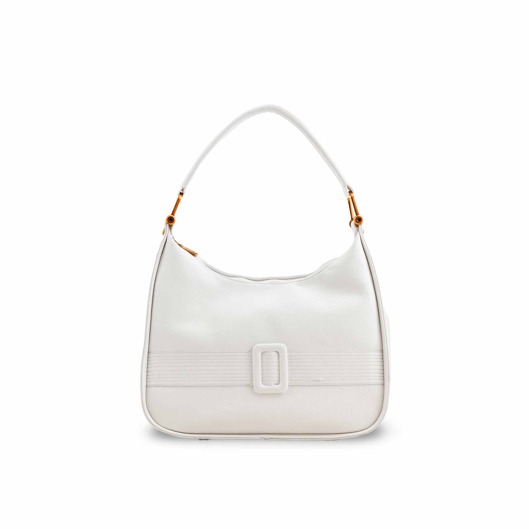 White Formal Shoulder Bag P36382 - Image 2