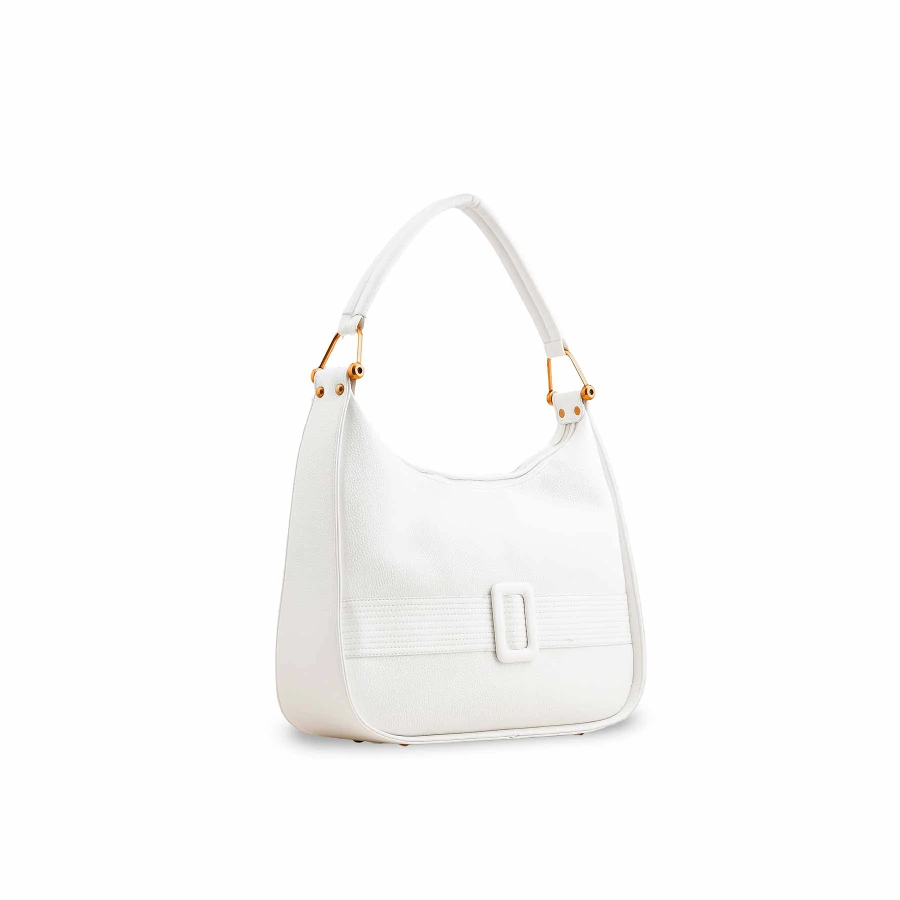 White Formal Shoulder Bag P36382 - Image 3