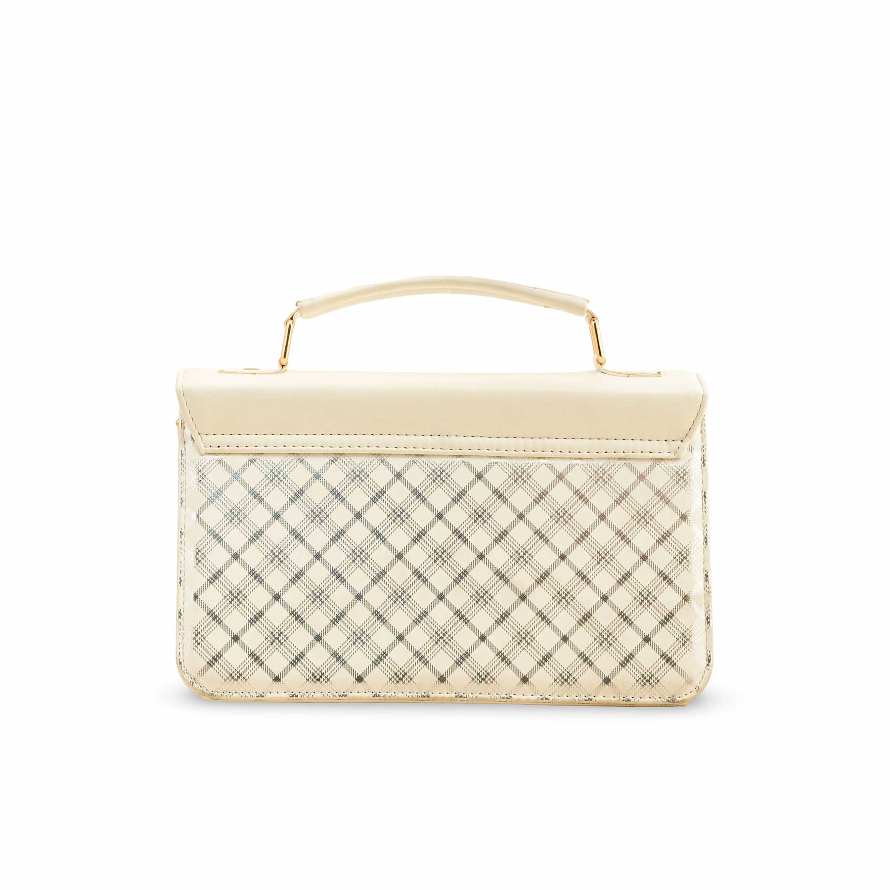 White Formal Shoulder Bag P55643 - Image 3