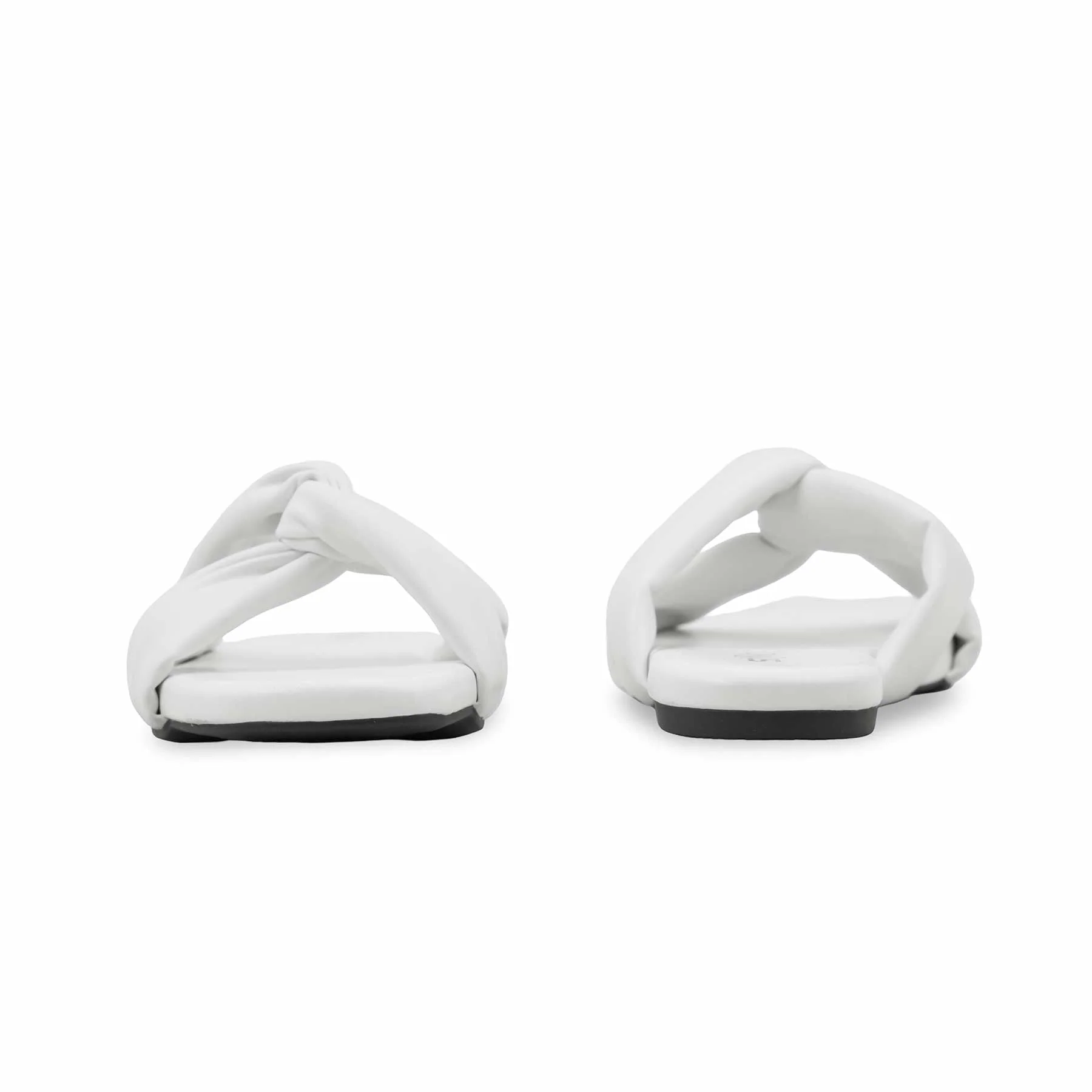 White Formal Slipper For Women FR8292 - Image 4