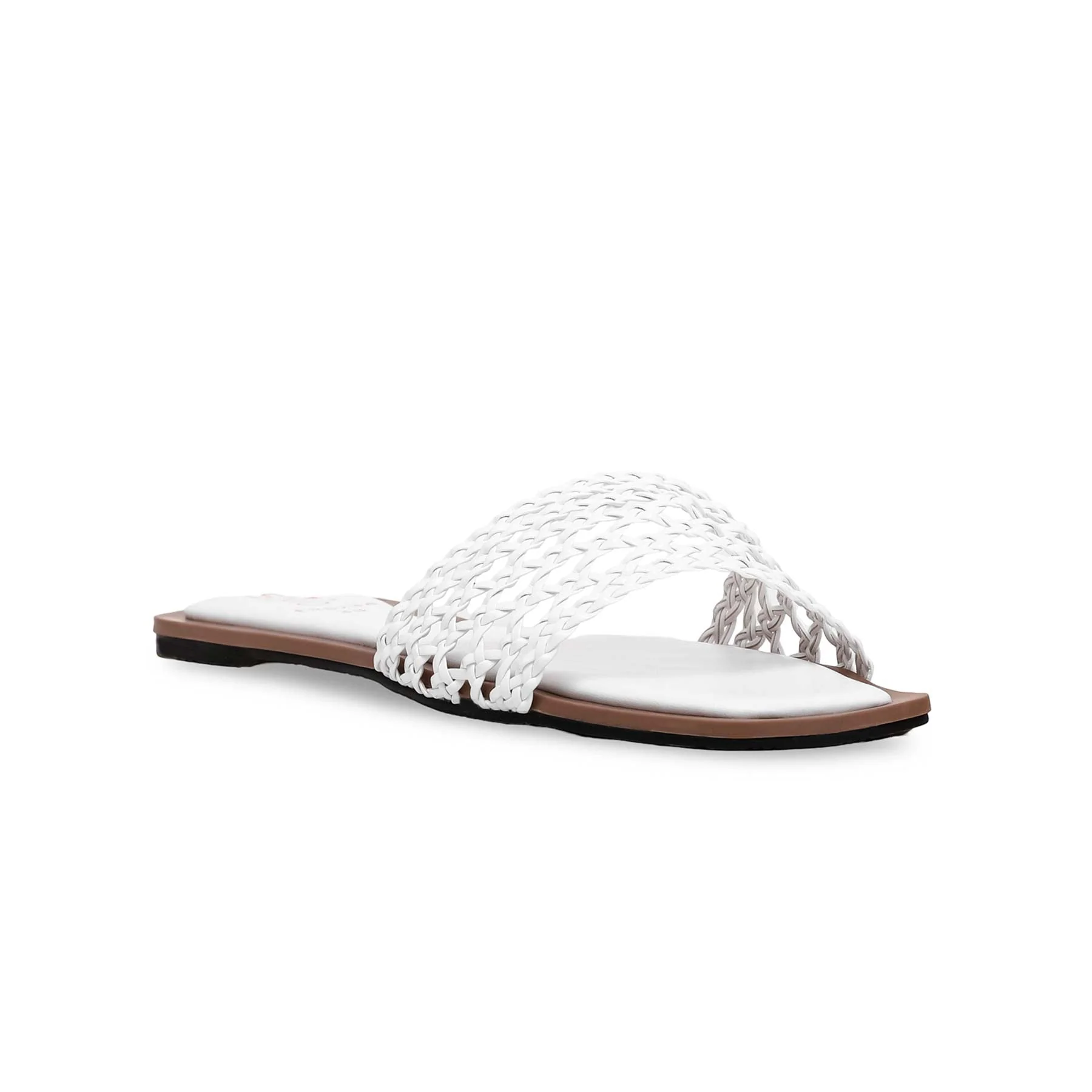 White Formal Slipper FR8234 - Image 2