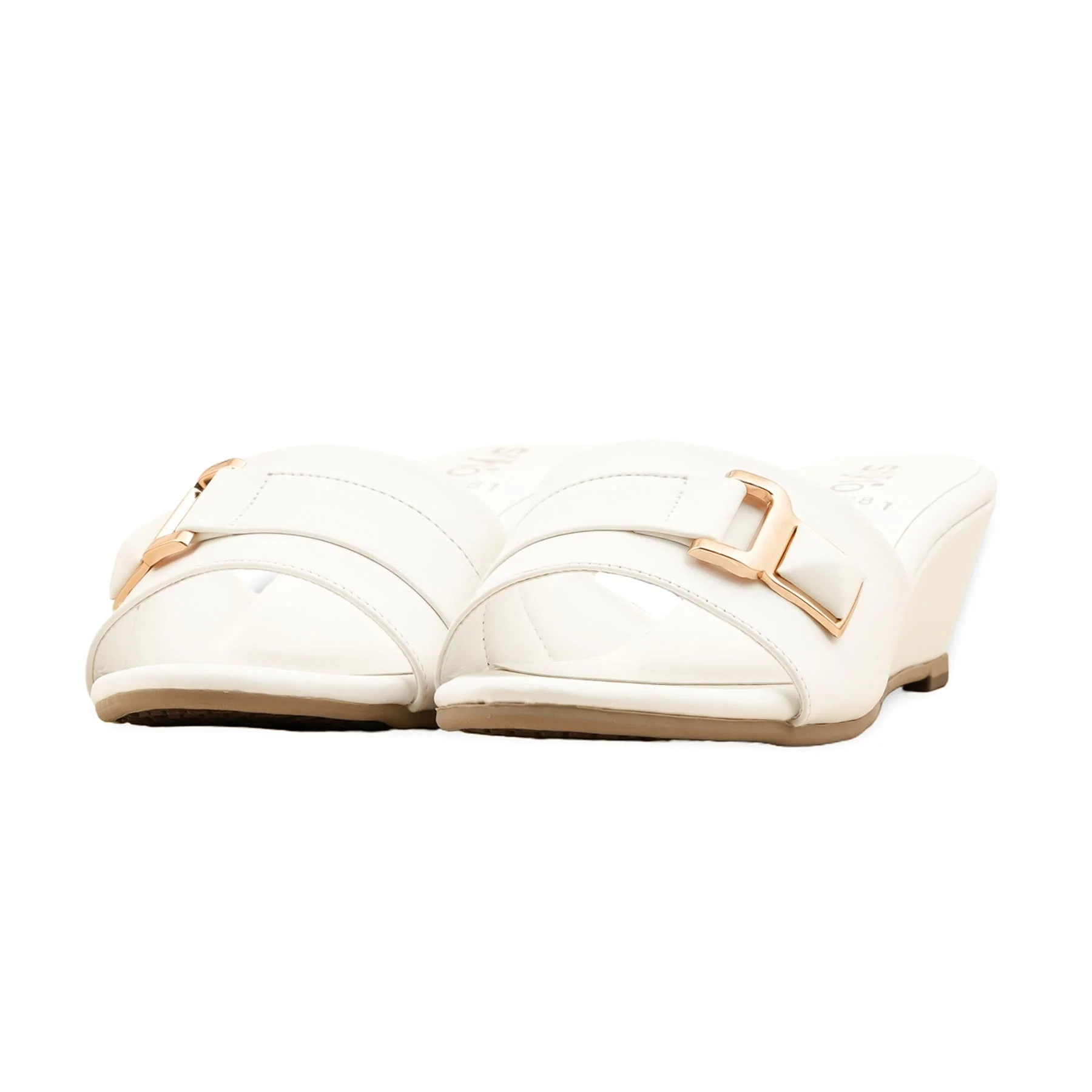 White Formal Slipper FR8281 - Image 3