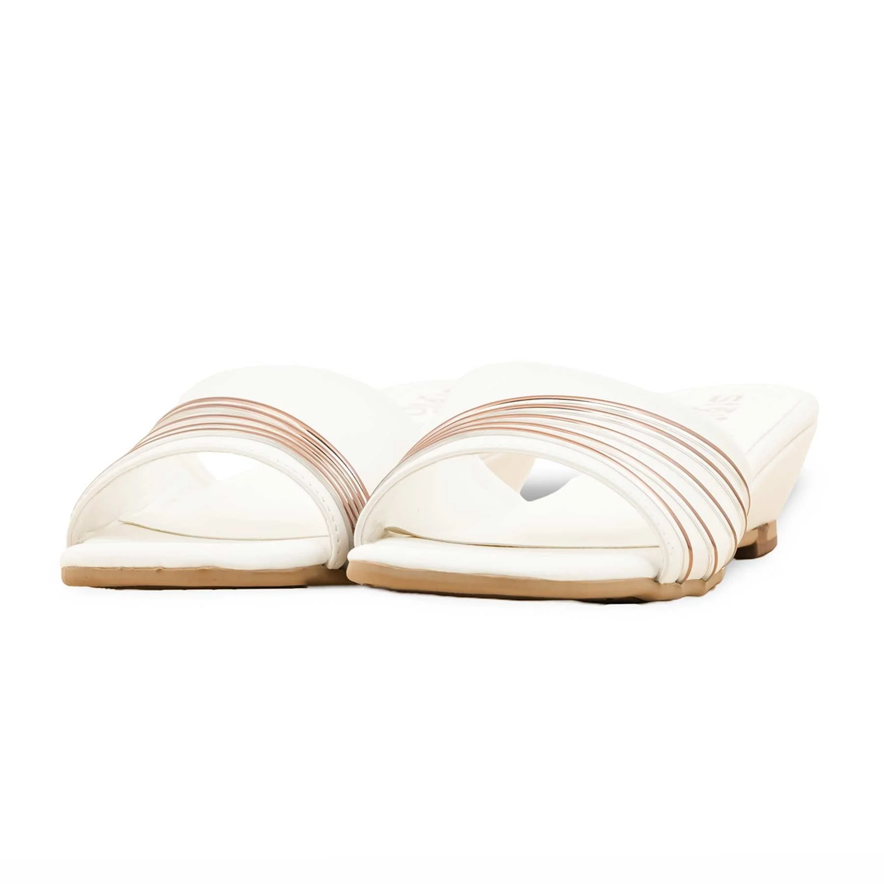 White Formal Slipper FR8284 - Image 3