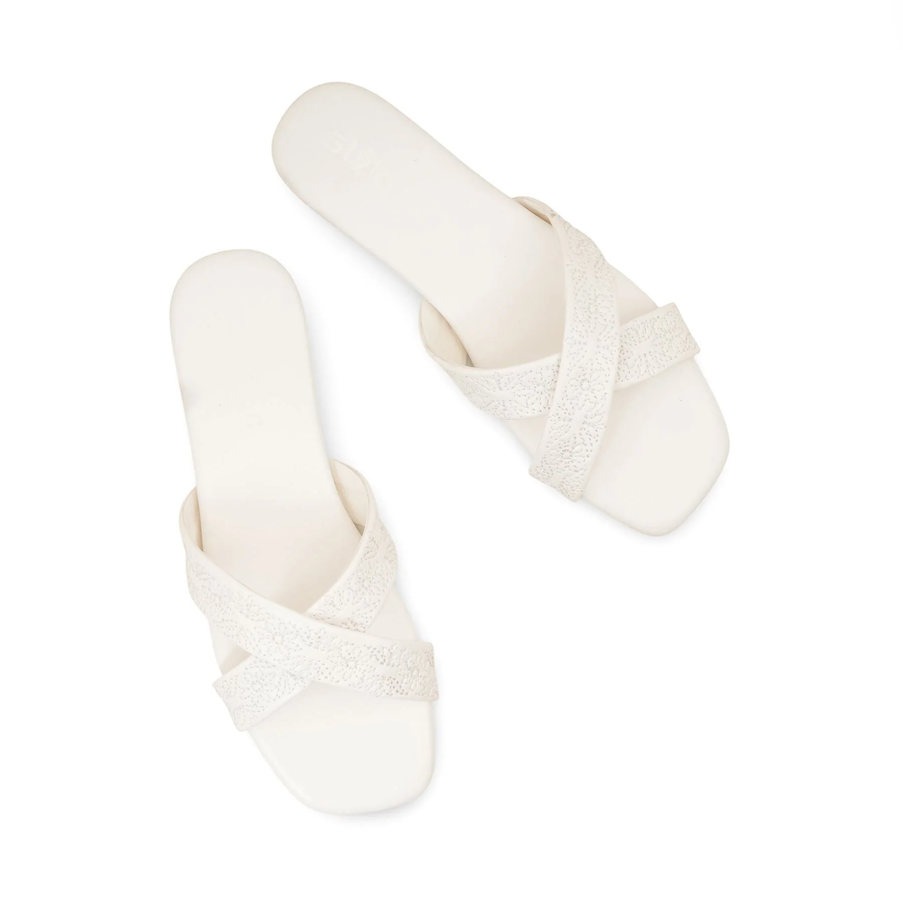 White Formal Slipper FR8294 - Image 5