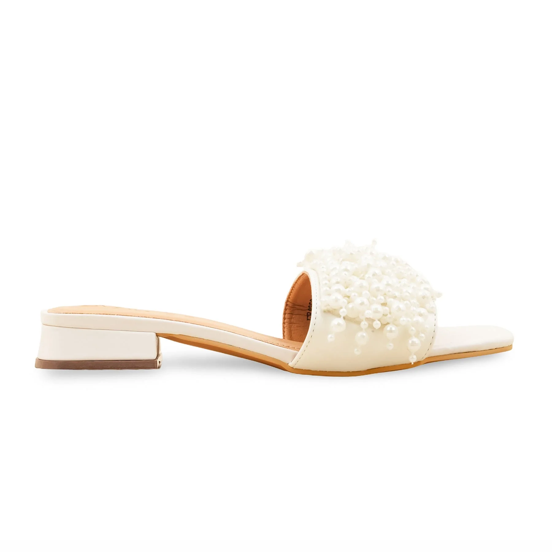 White Formal Slipper FR8358 - Image 2
