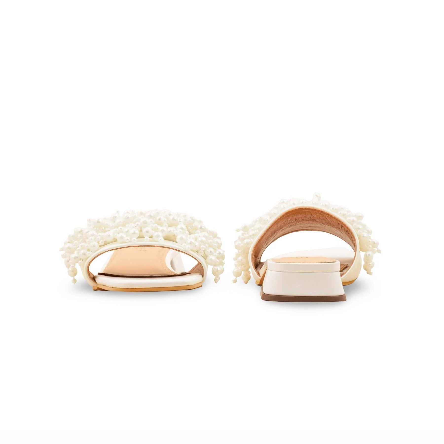 White Formal Slipper FR8358 - Image 4
