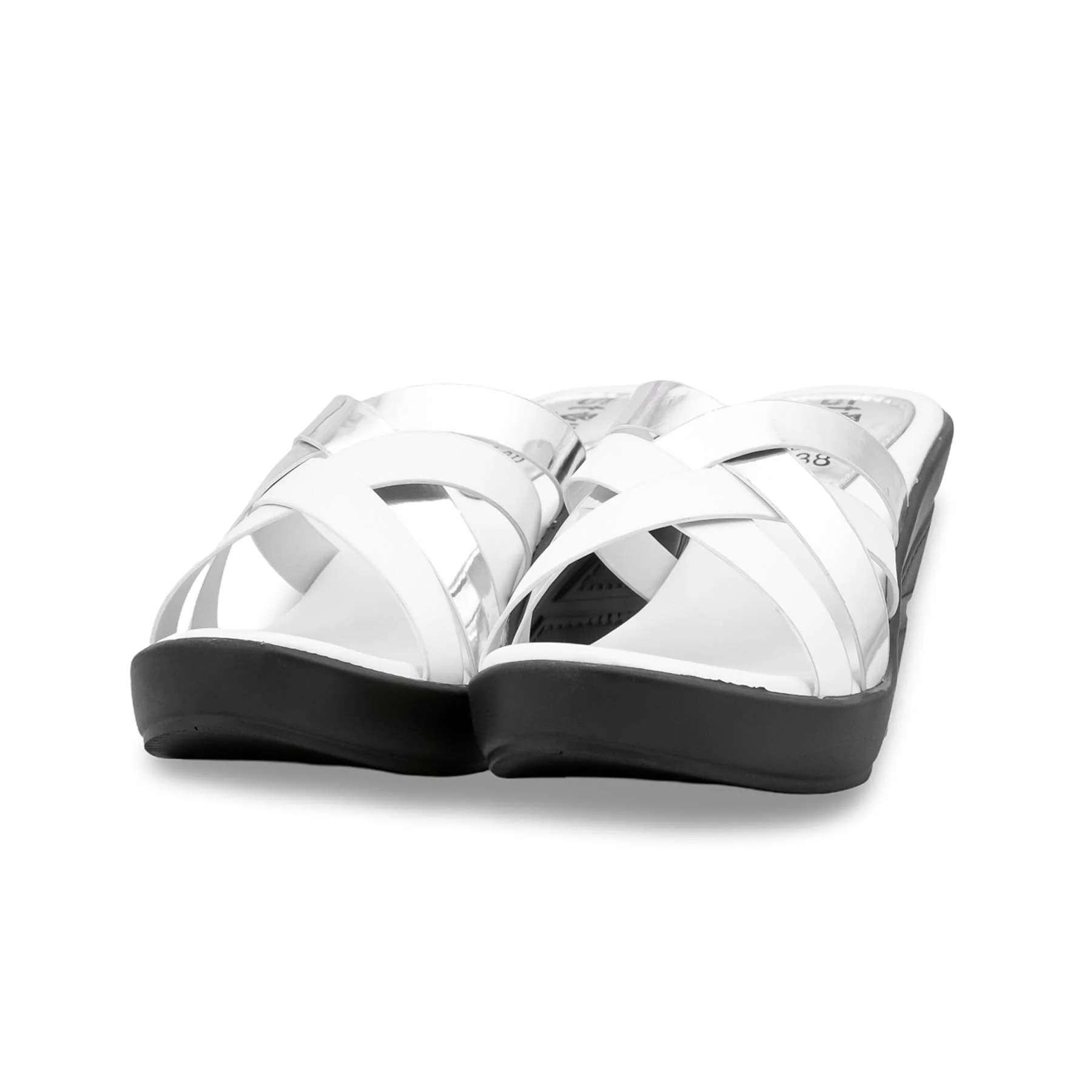 White Formal Slipper PU0491 - Image 3