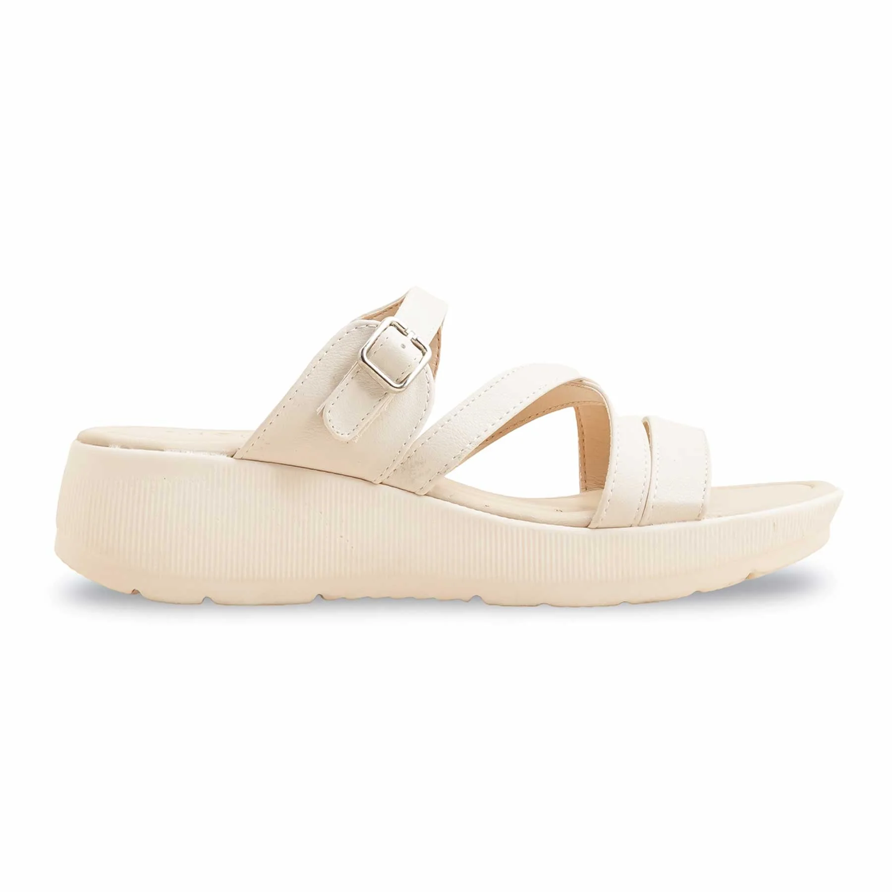 White Formal Slipper PU0556 - Image 2