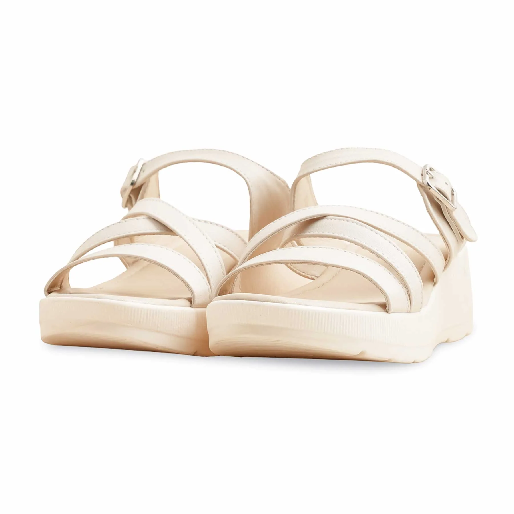 White Formal Slipper PU0556 - Image 3