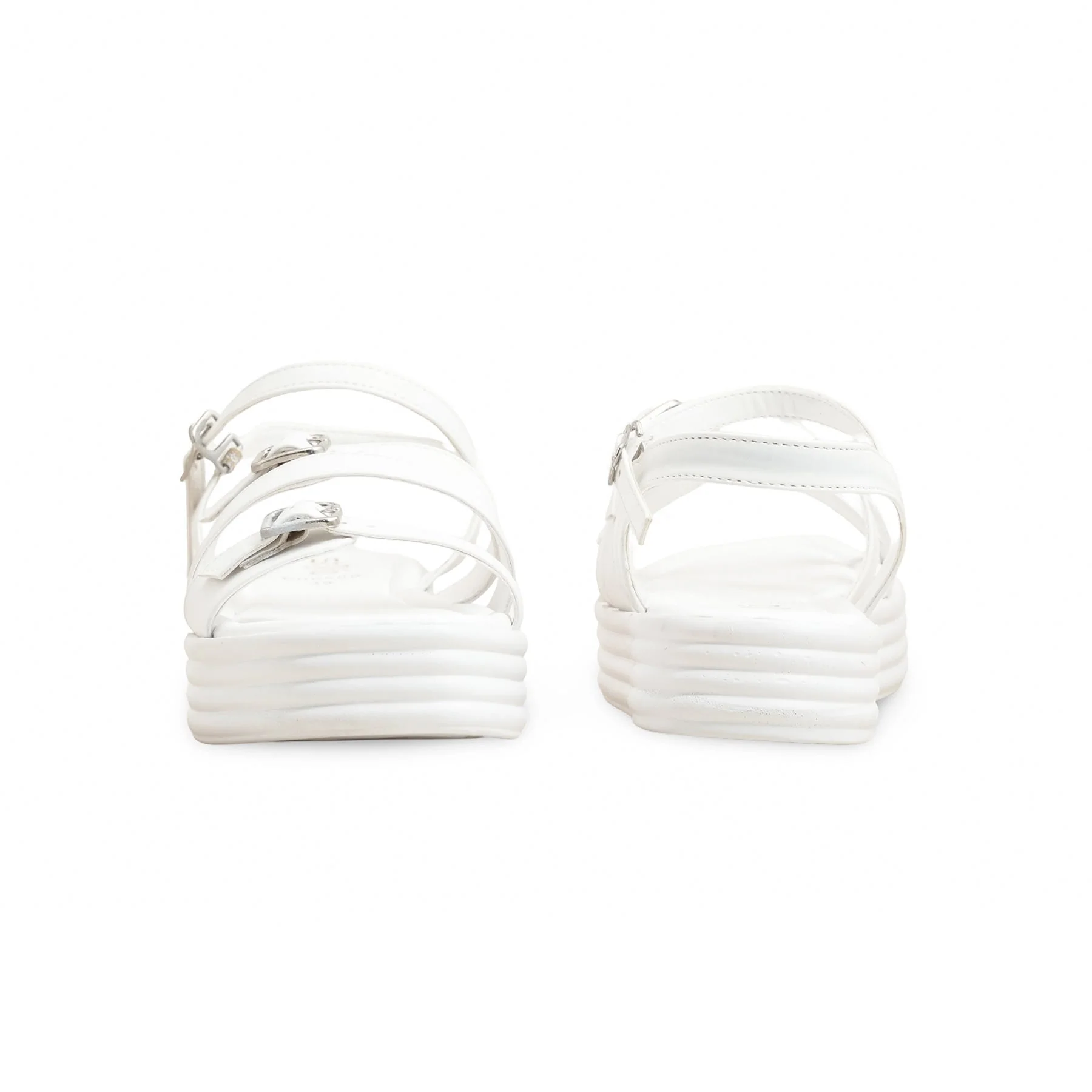 White Formal Women Sandal PU0608 - Image 4