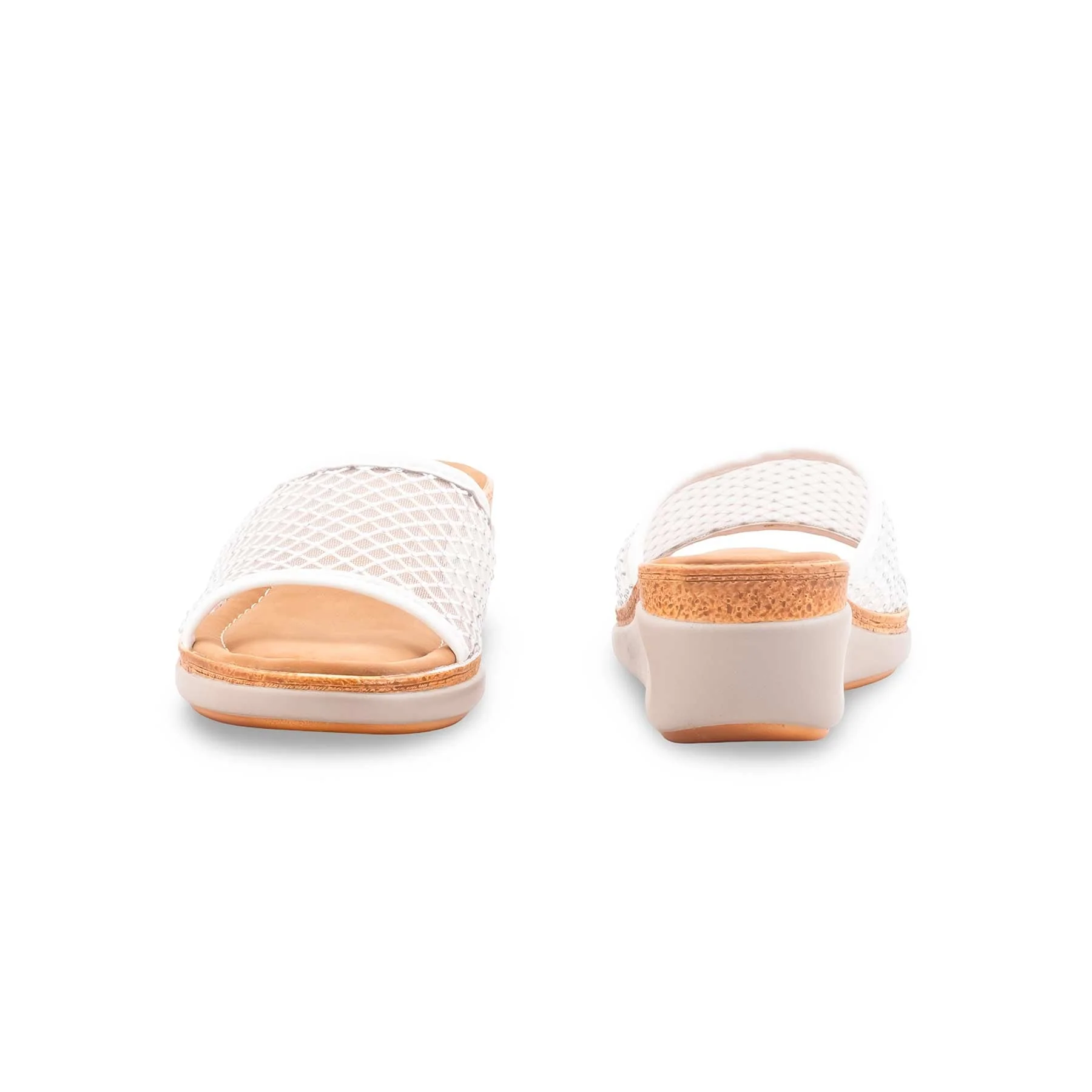 White Formal Women Slipper PU0733 - Image 4