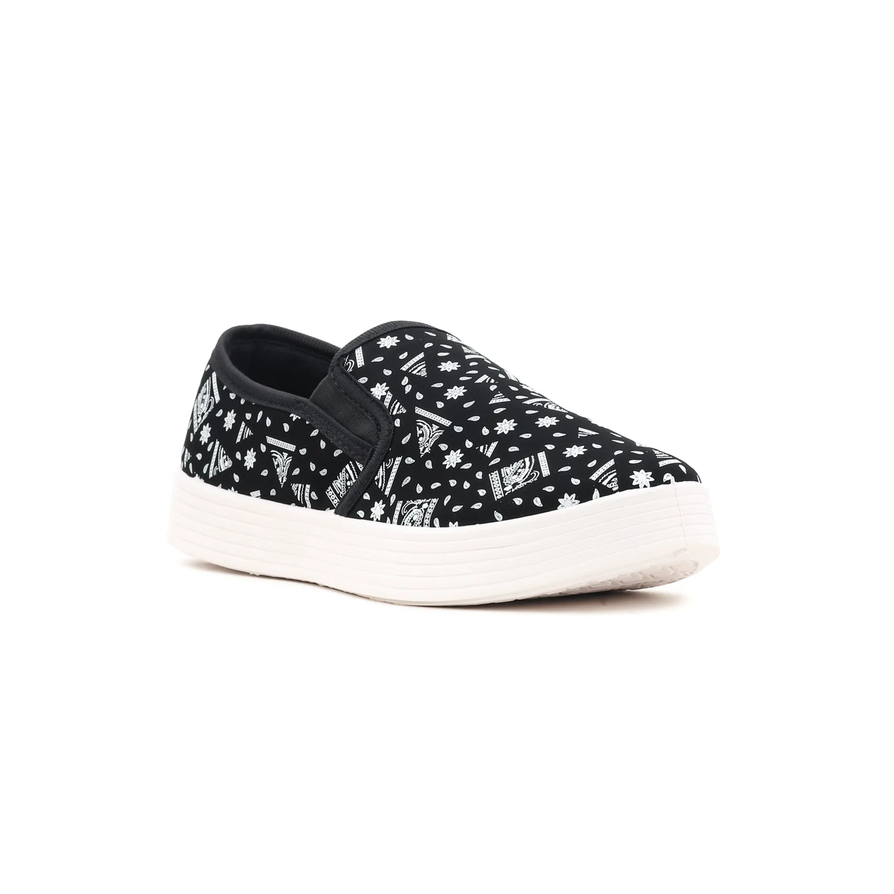 White Slip Ons AT9065 - Image 2