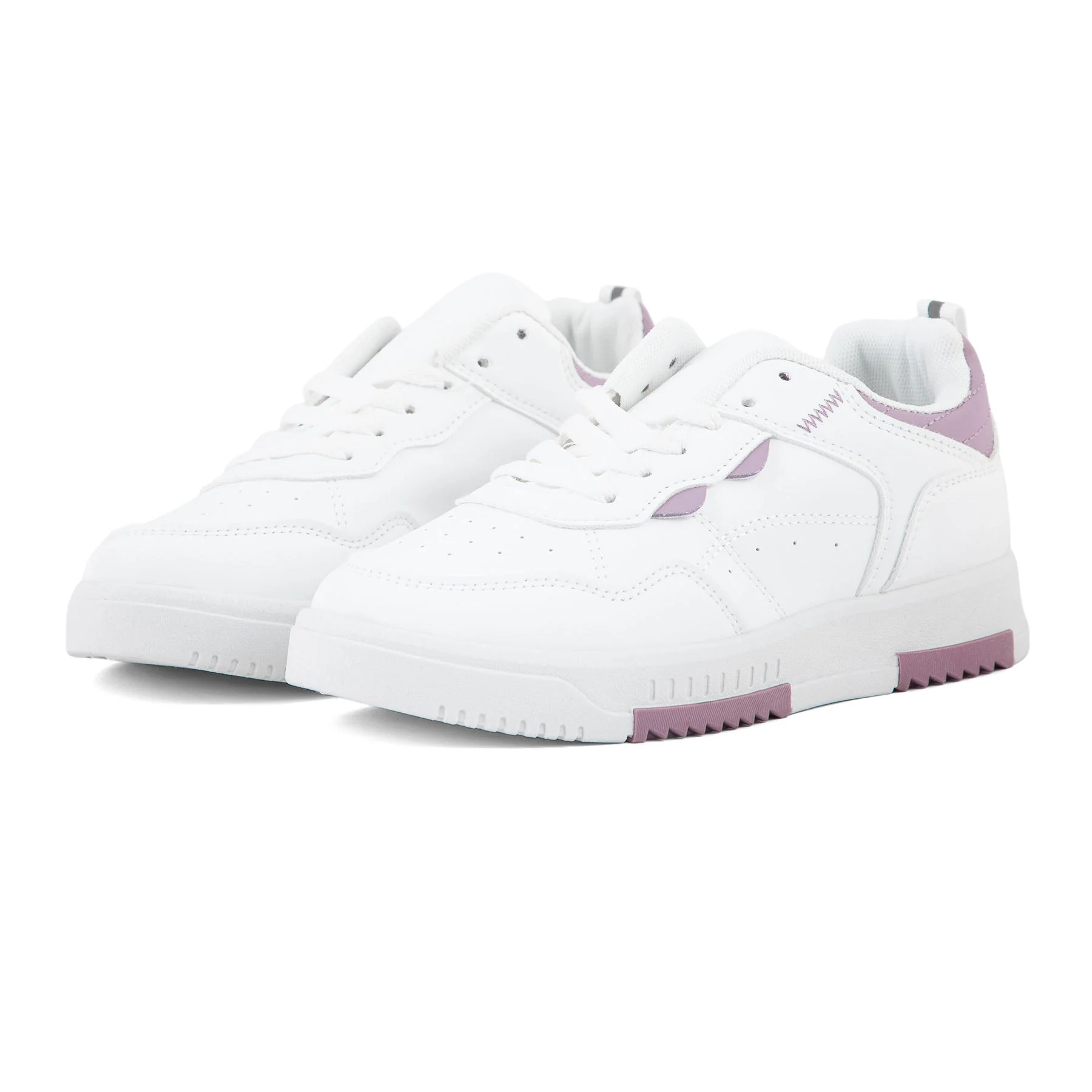 Women's White Sneaker AT7389 - Image 3