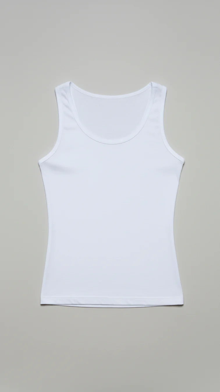 White Tank Top PT6008 - Image 2