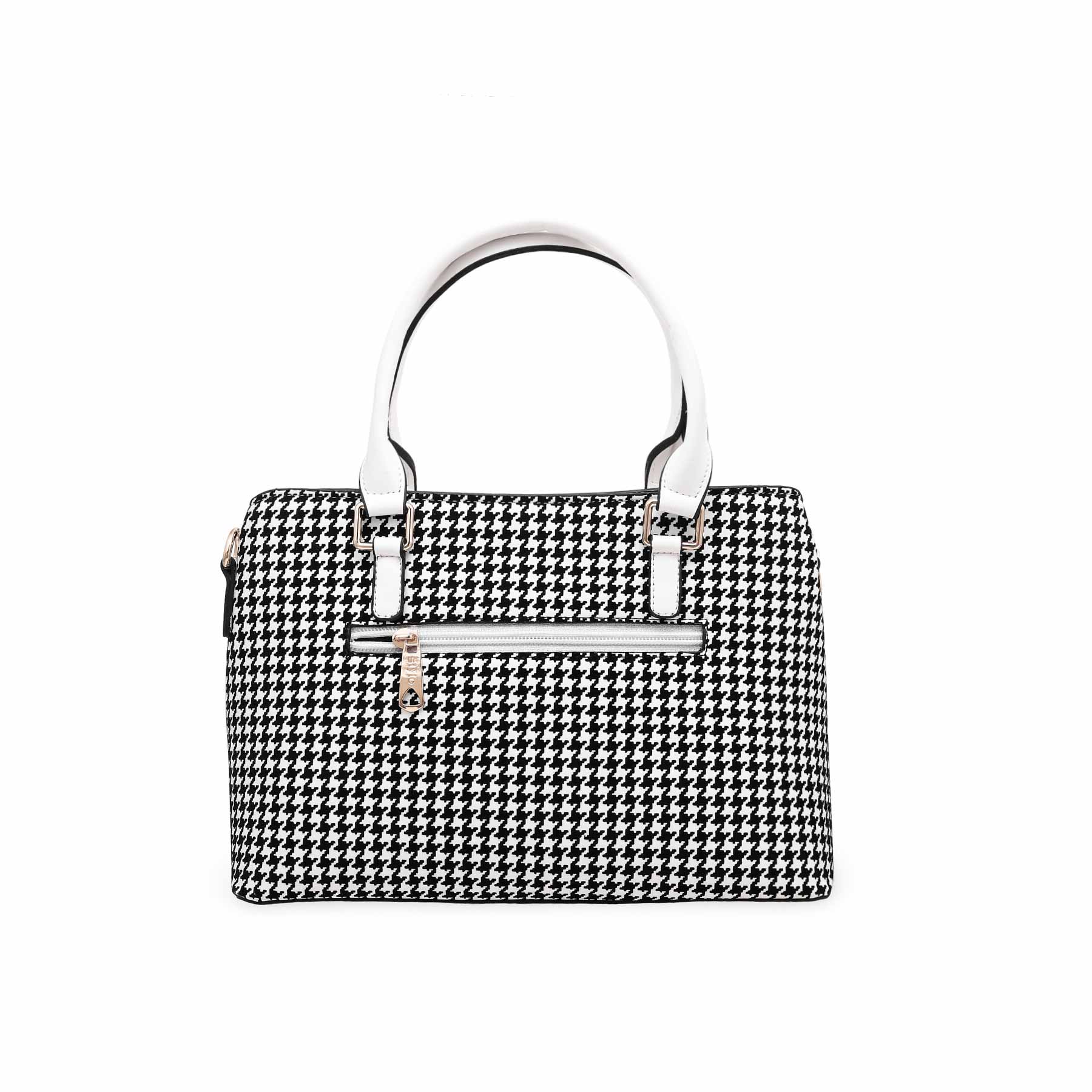 White Tote Hand Bag P55563 - Image 3