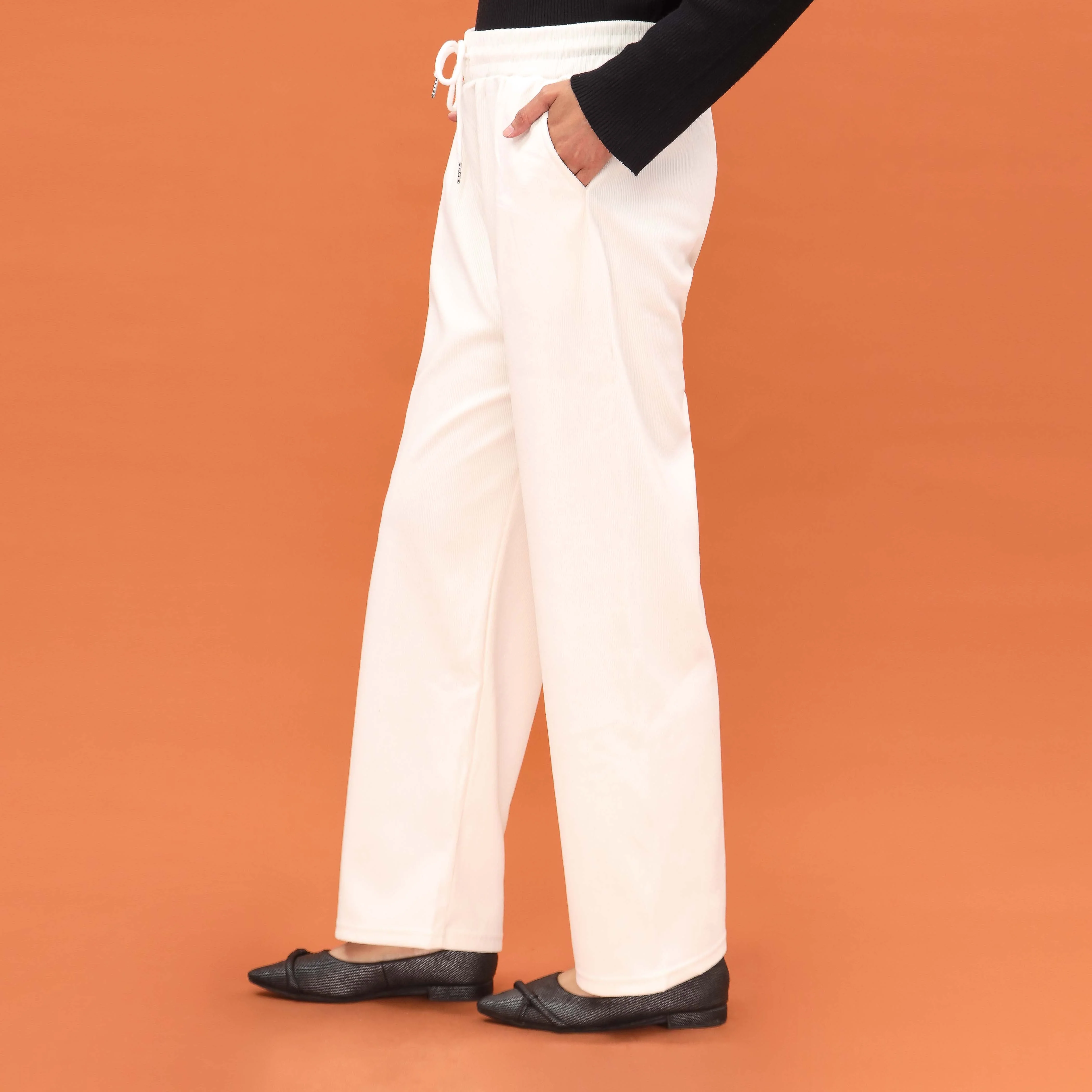 White Western Pant PL4007 - Image 2
