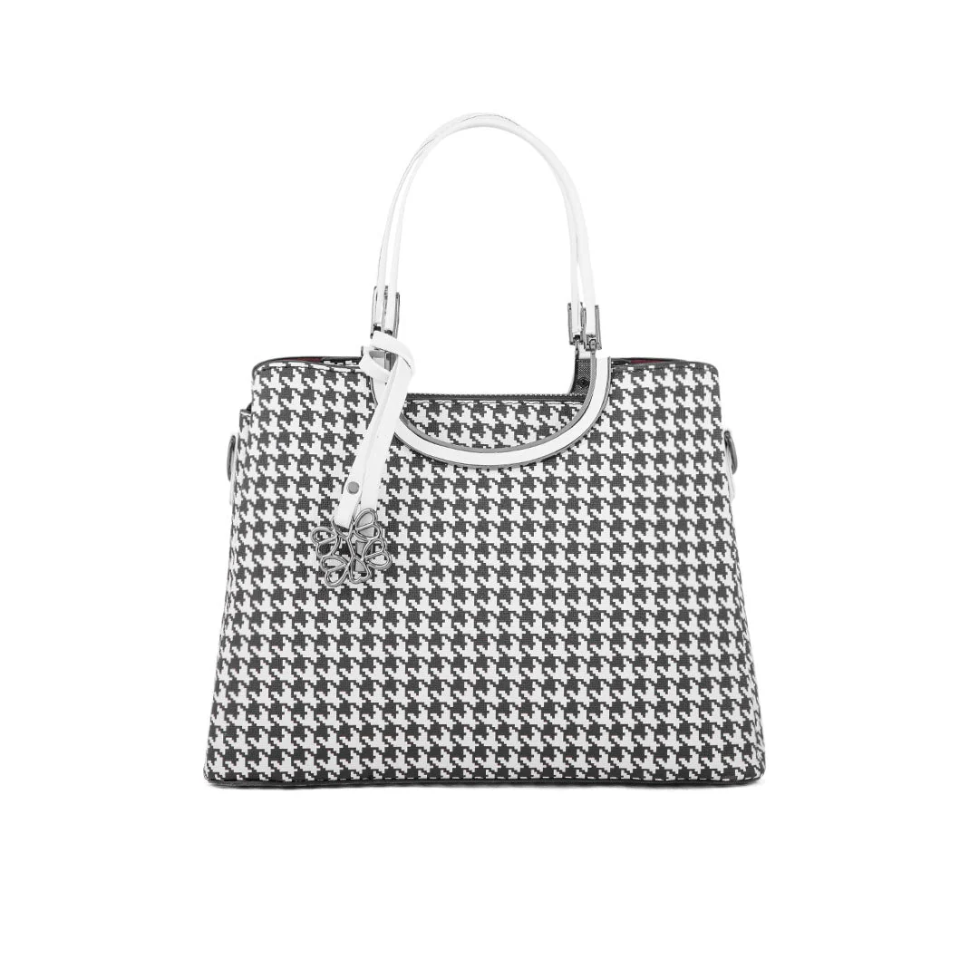 White Women Formal Hand Bag P36292 - Image 2