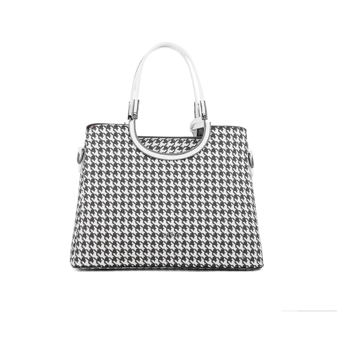 White Women Formal Hand Bag P36292 - Image 4