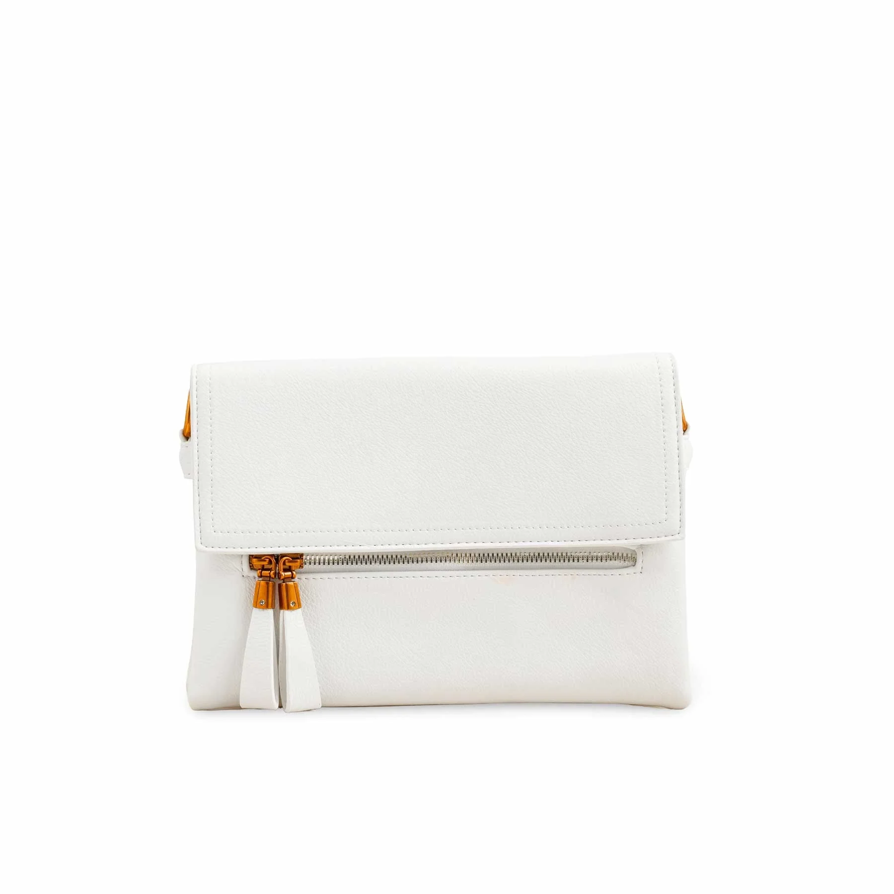 White Women Formal Shoulder Bag P36362 - Image 2