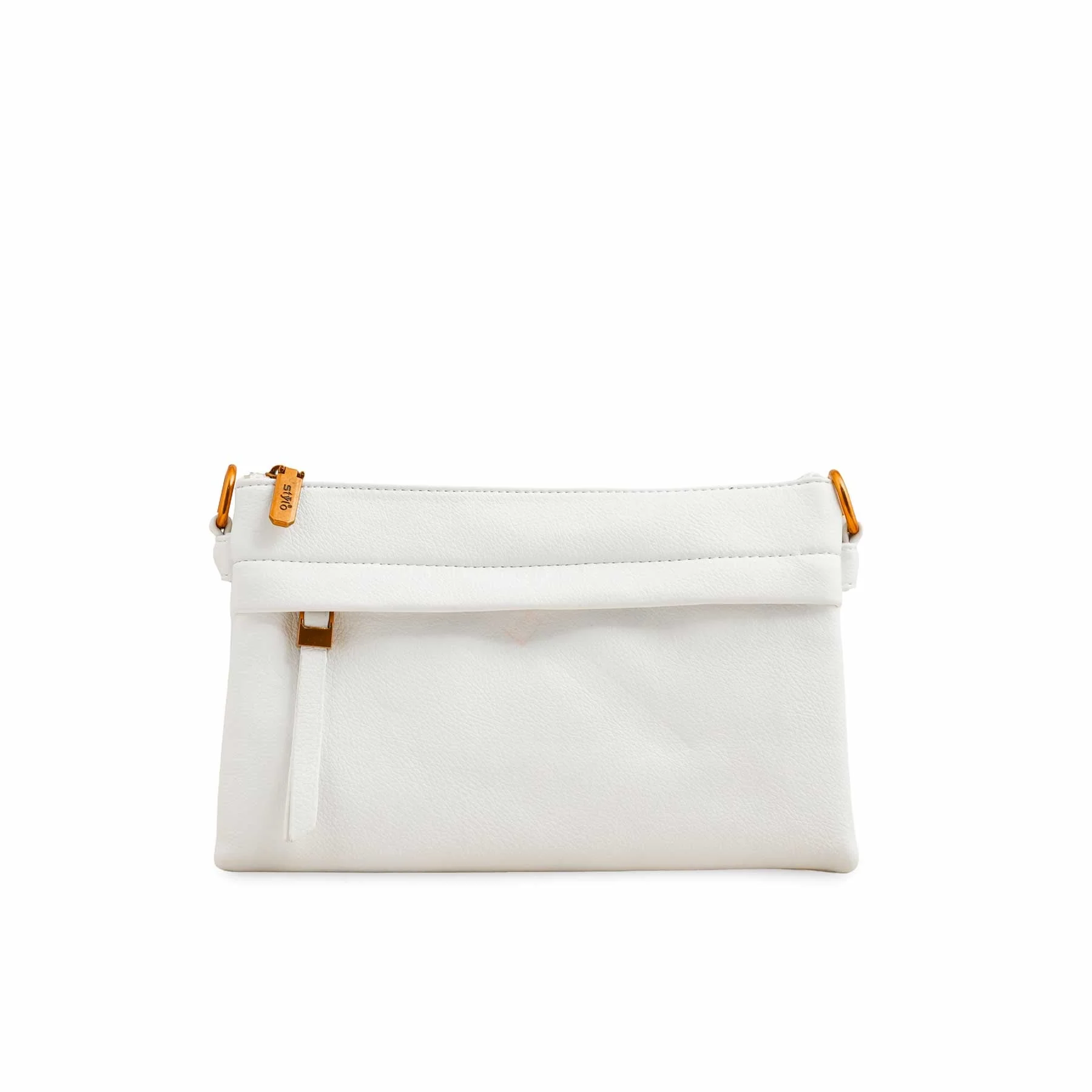 White Women Formal Shoulder Bag P36363 - Image 2