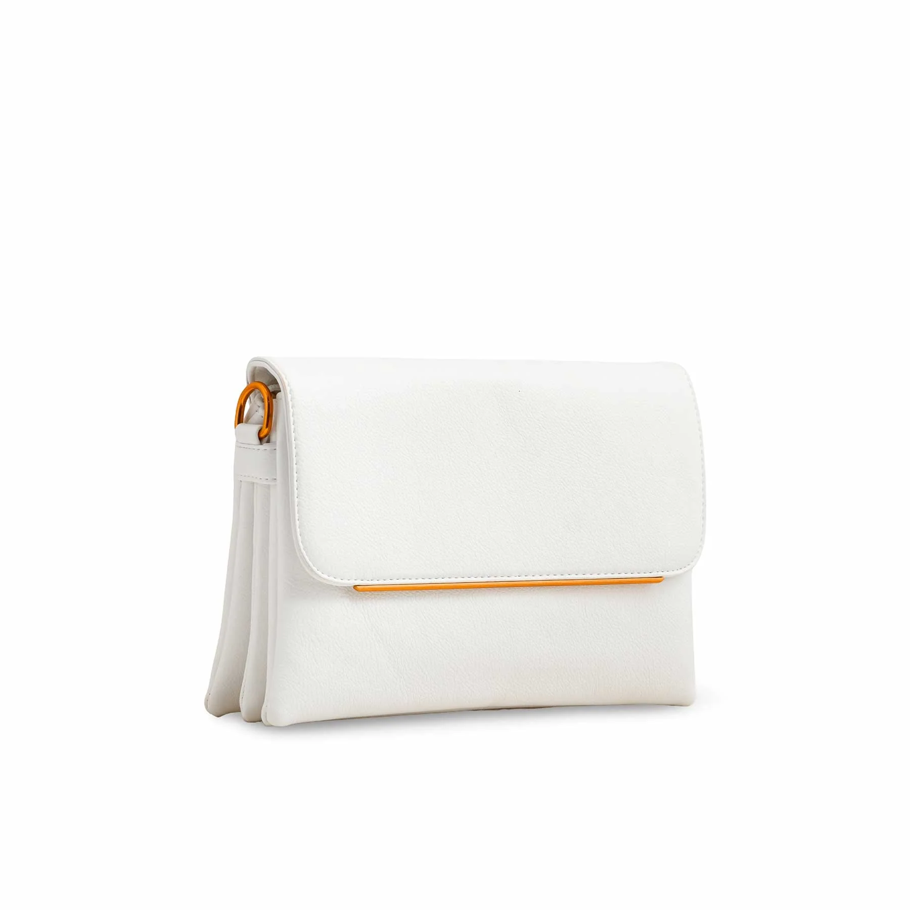 White Women Formal Shoulder Bag P36366 - Image 3