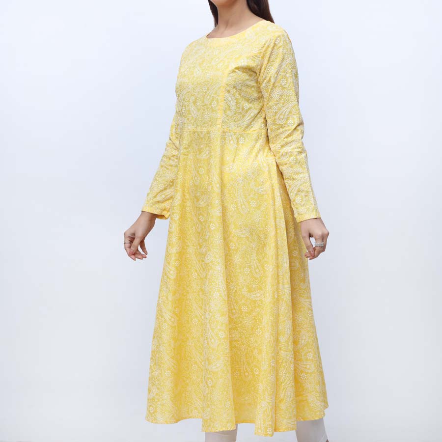 1PC- Puff Printed Cambric Shirt PS4015 - Image 3