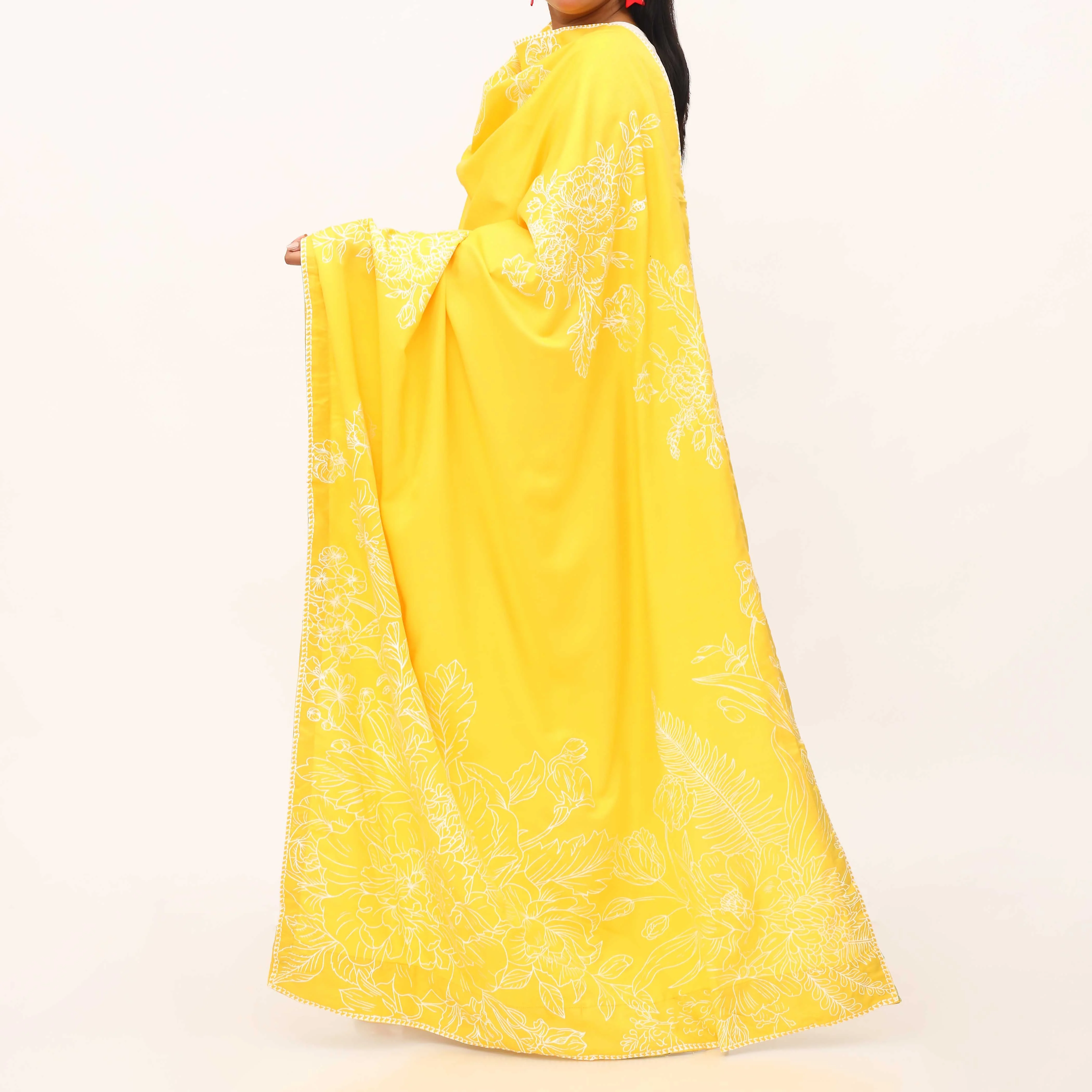 Yellow Acrylic Shawl PD5542 - Image 2