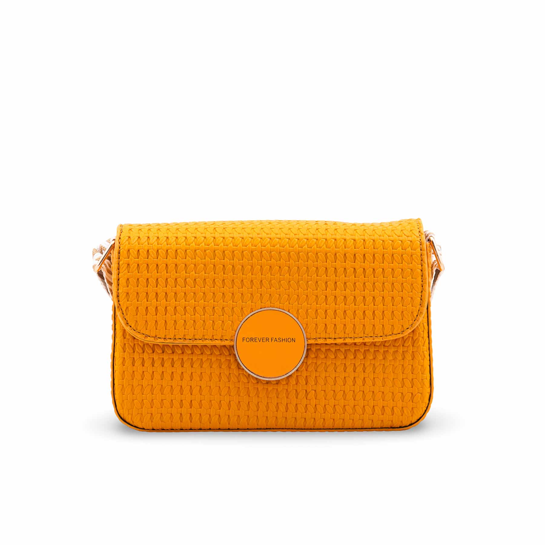 Yellow Casual Pouch For Women P97707 - Image 2
