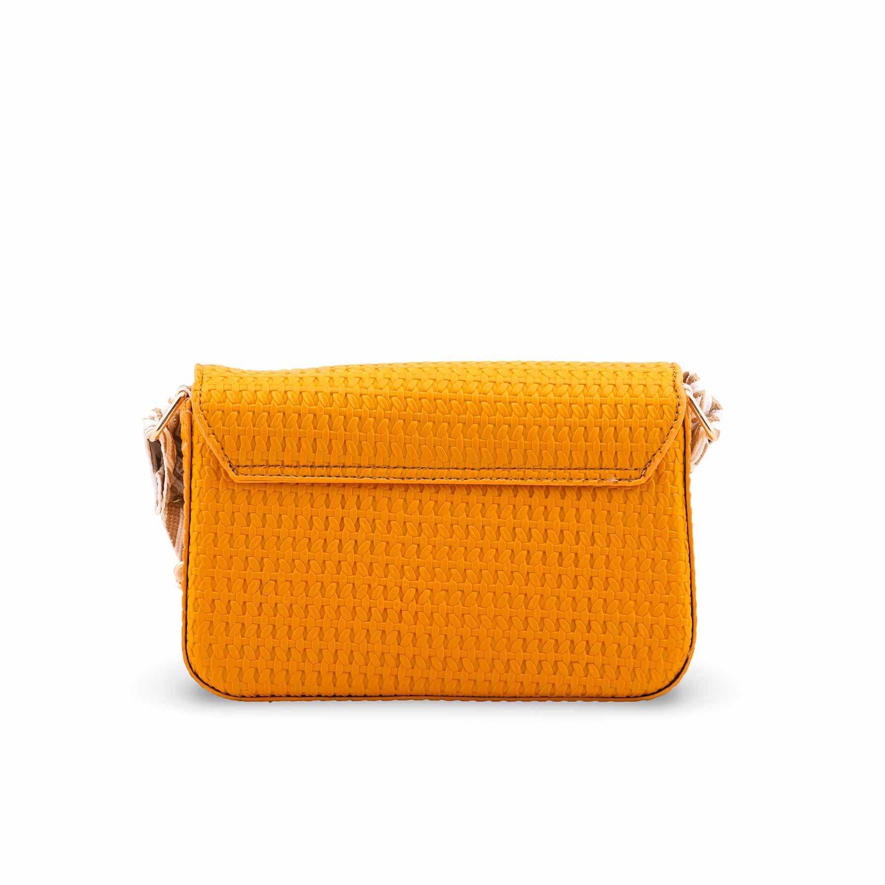 Yellow Casual Pouch For Women P97707 - Image 4