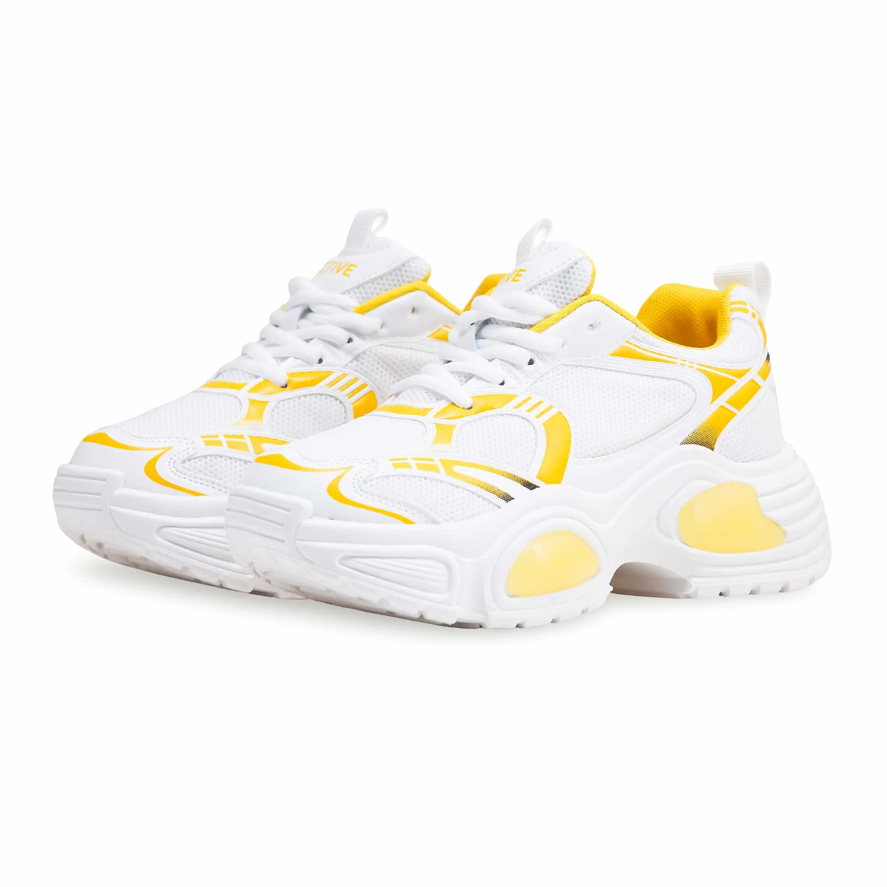 Yellow Casual Sneaker AT7342 - Image 3