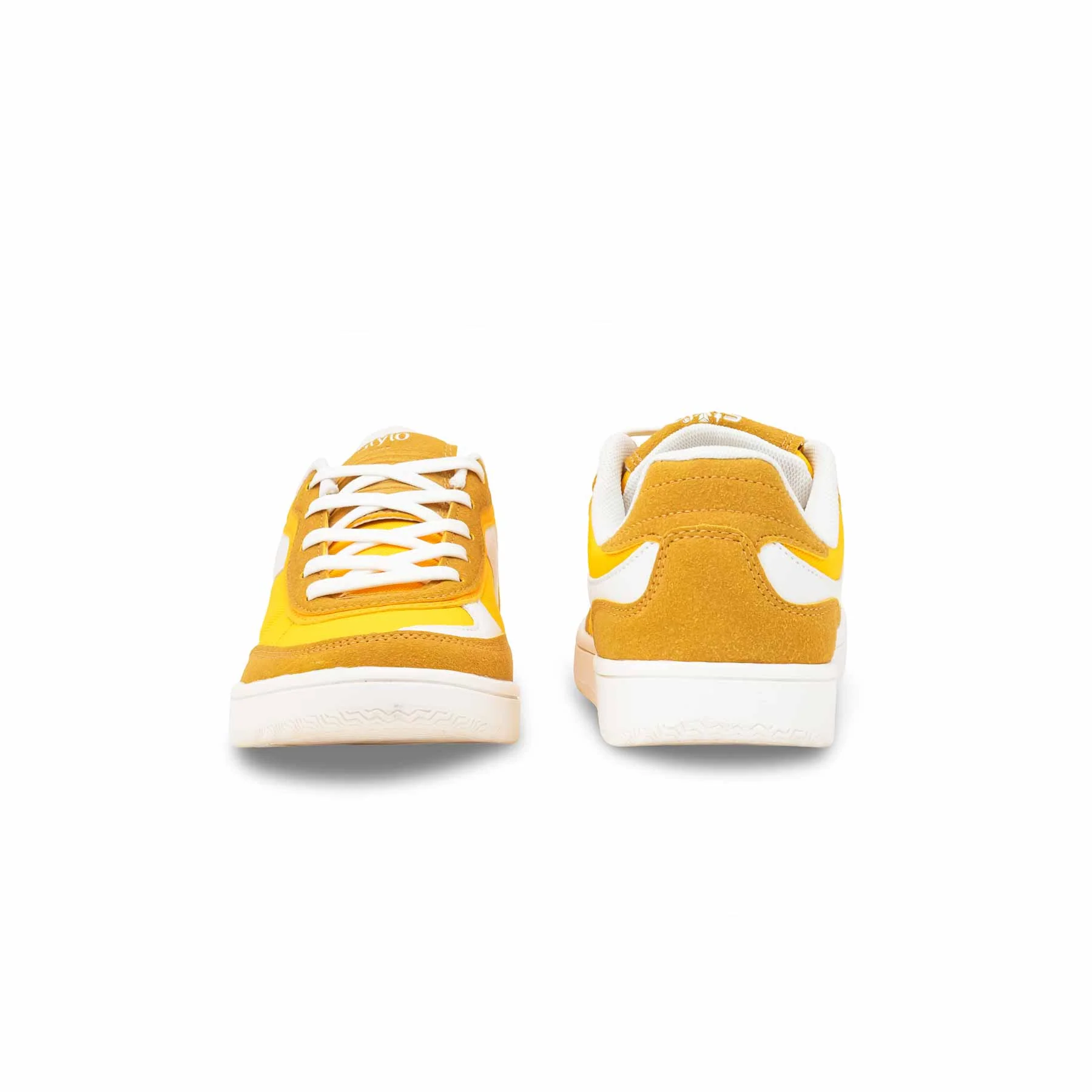 Yellow Casual Sneaker For Ladies AT7466 - Image 4