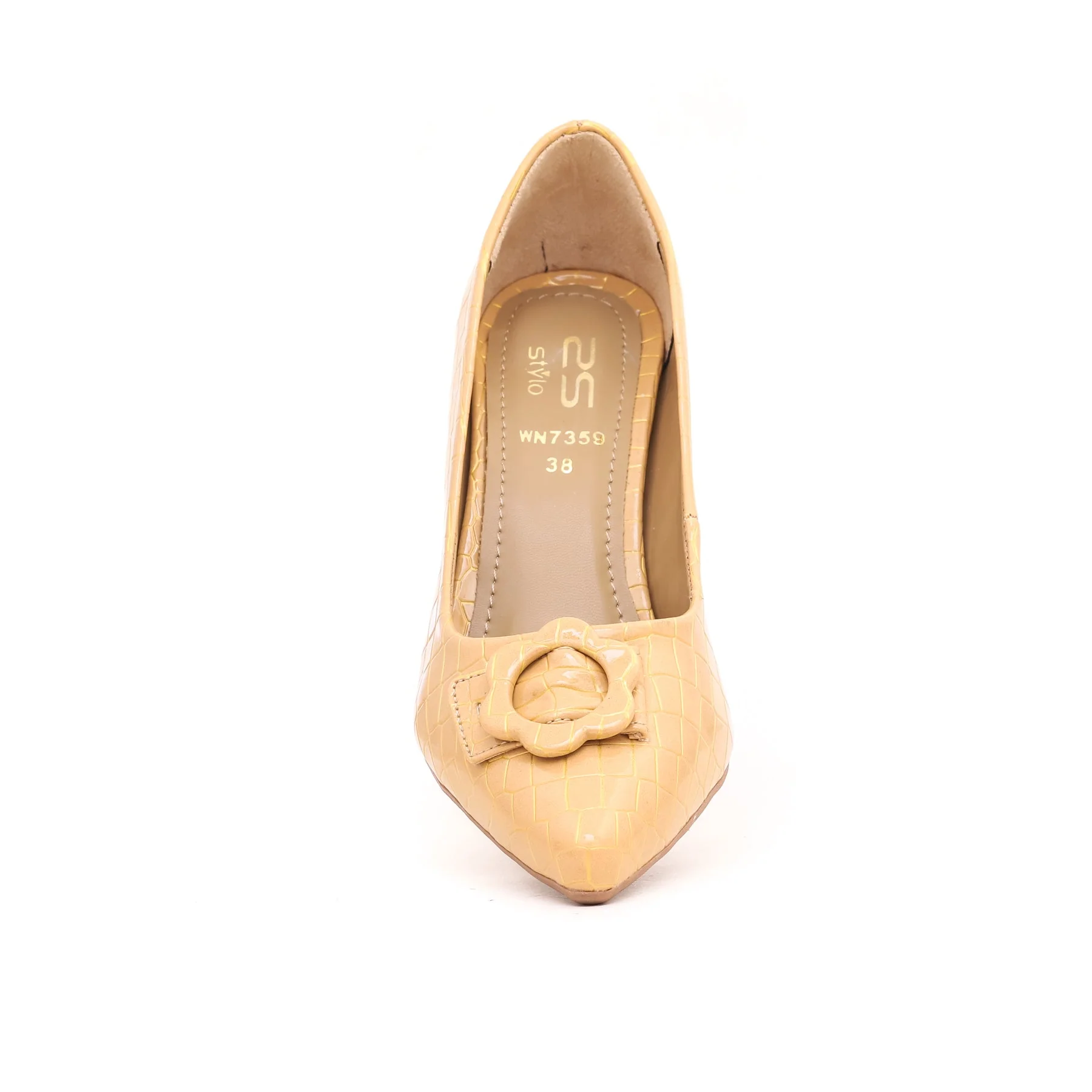Yellow Court Shoes WN7359 - Image 3