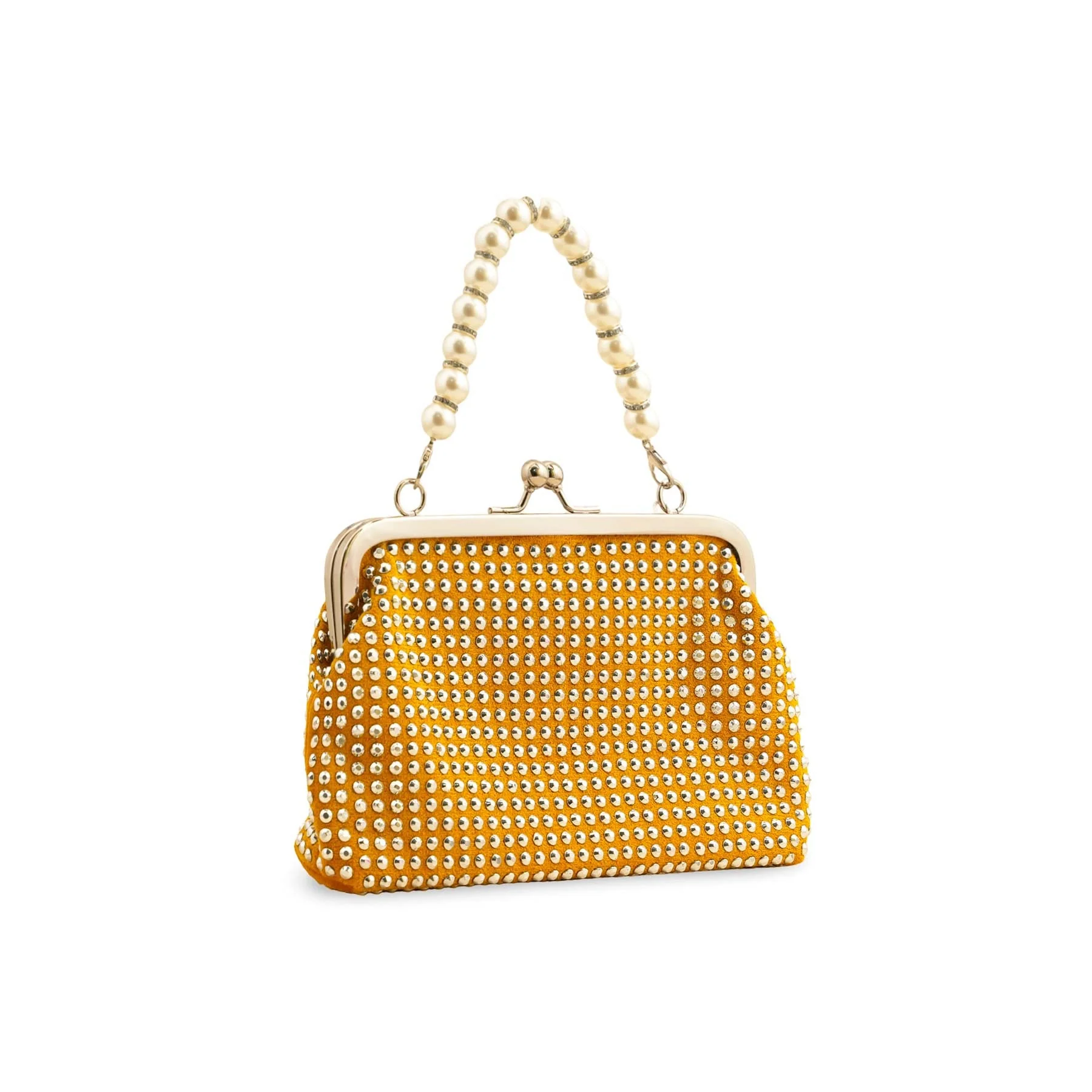 Yellow Fancy Clutch P36203 - Image 3