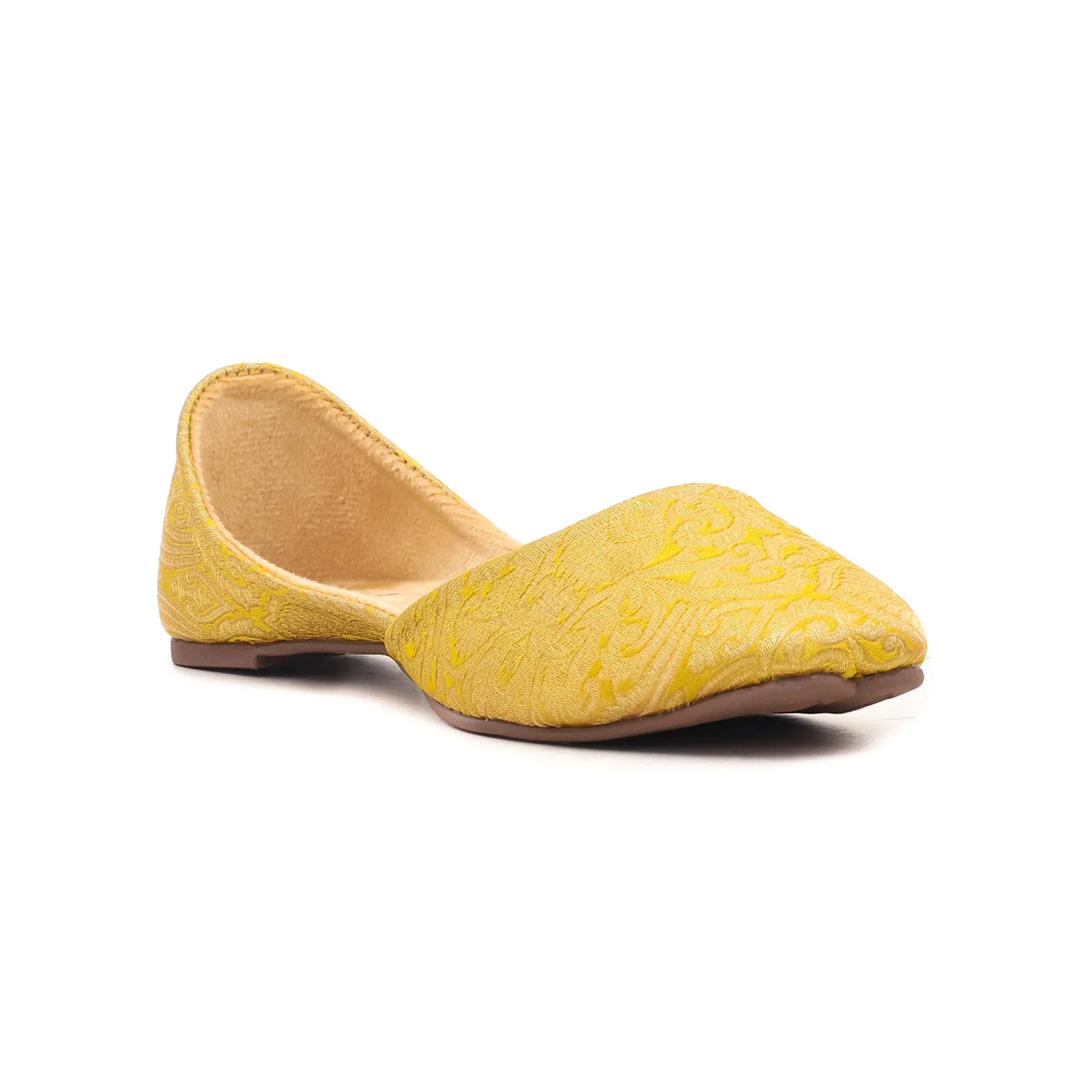 Yellow Fancy Khussa EC8230 - Image 2