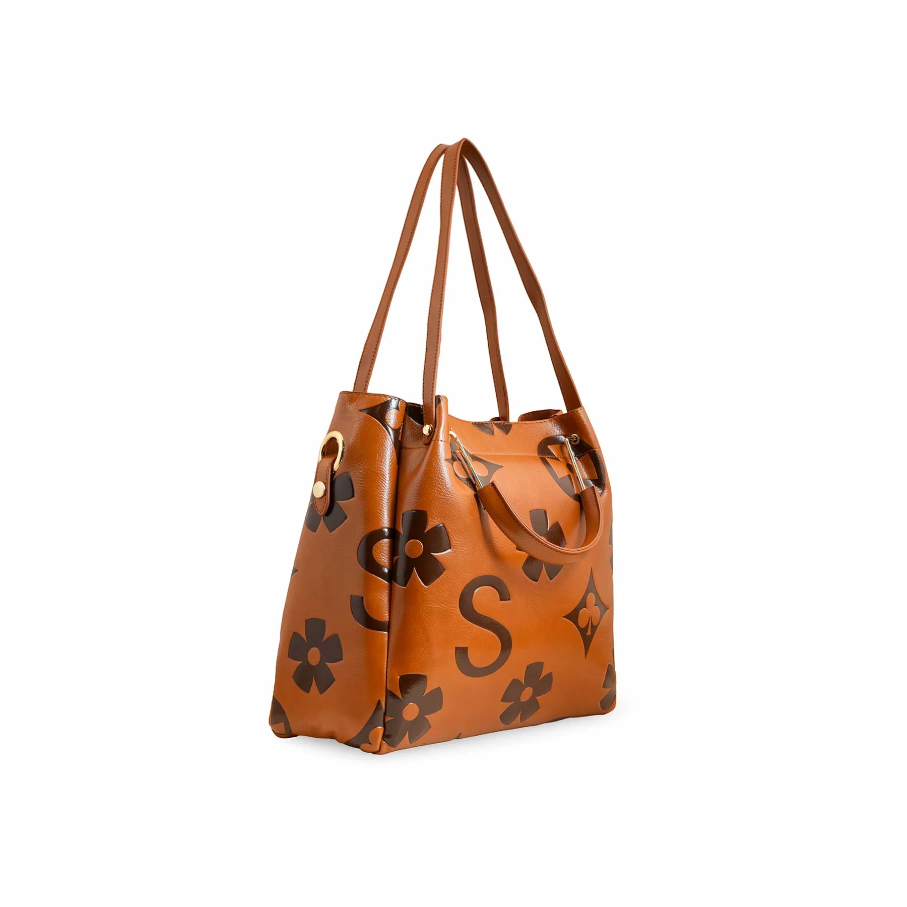 Yellow Formal Hand Bag For Women P36220 - Image 2
