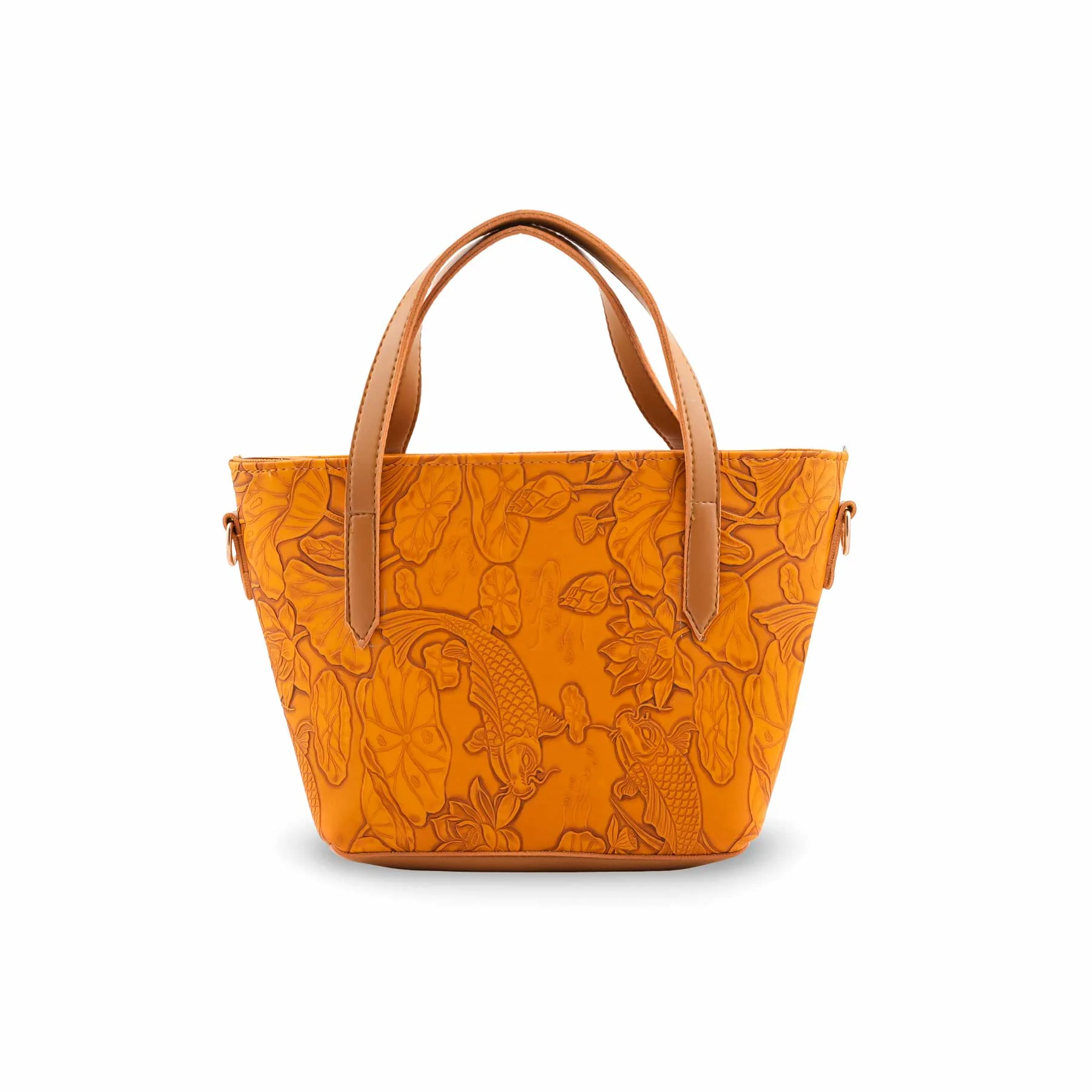 Yellow Formal Hand Bag For Women P56306 - Image 4