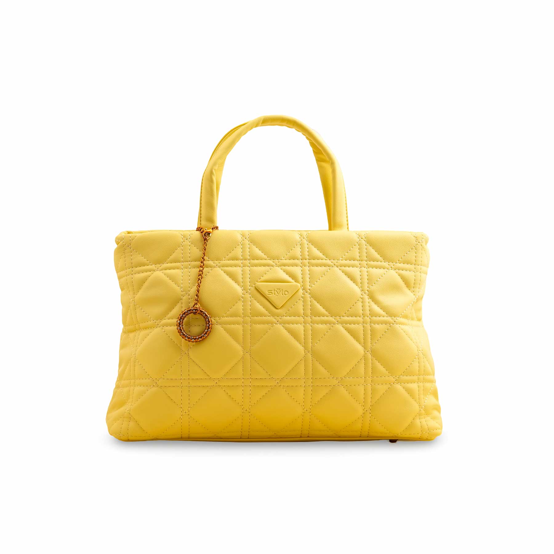 Yellow Formal Hand Bag P36369 - Image 2