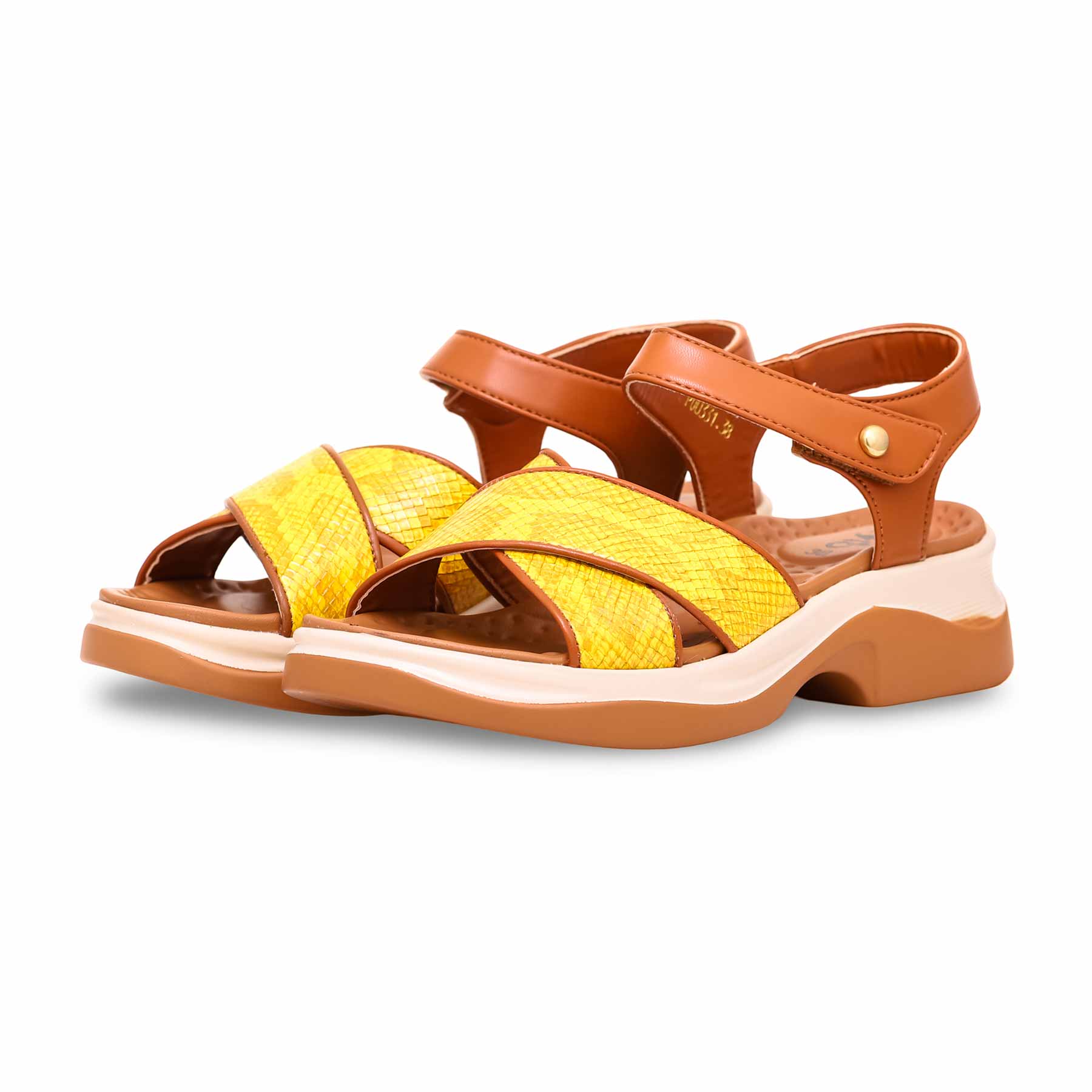 Yellow Formal Sandal PU0331 - Image 3