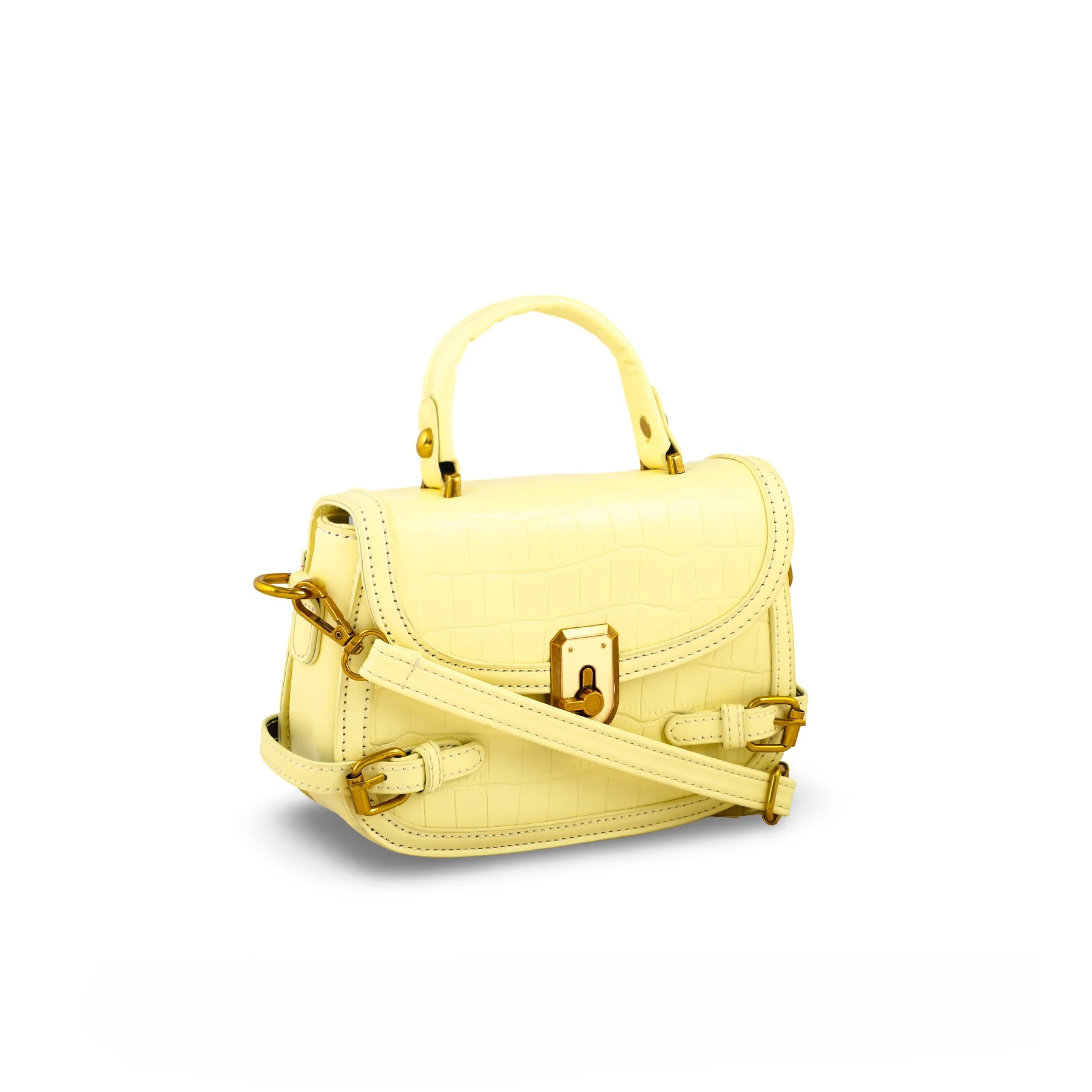 Yellow Formal Shoulder Bag P36303 - Image 3