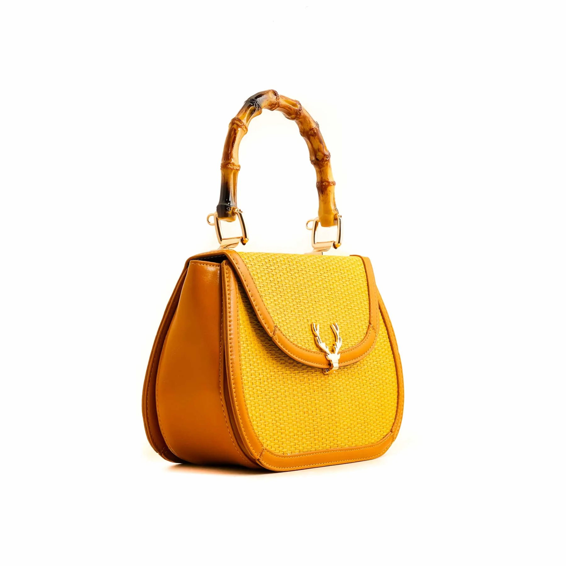 Yellow Formal Shoulder Bag P55731 - Image 3