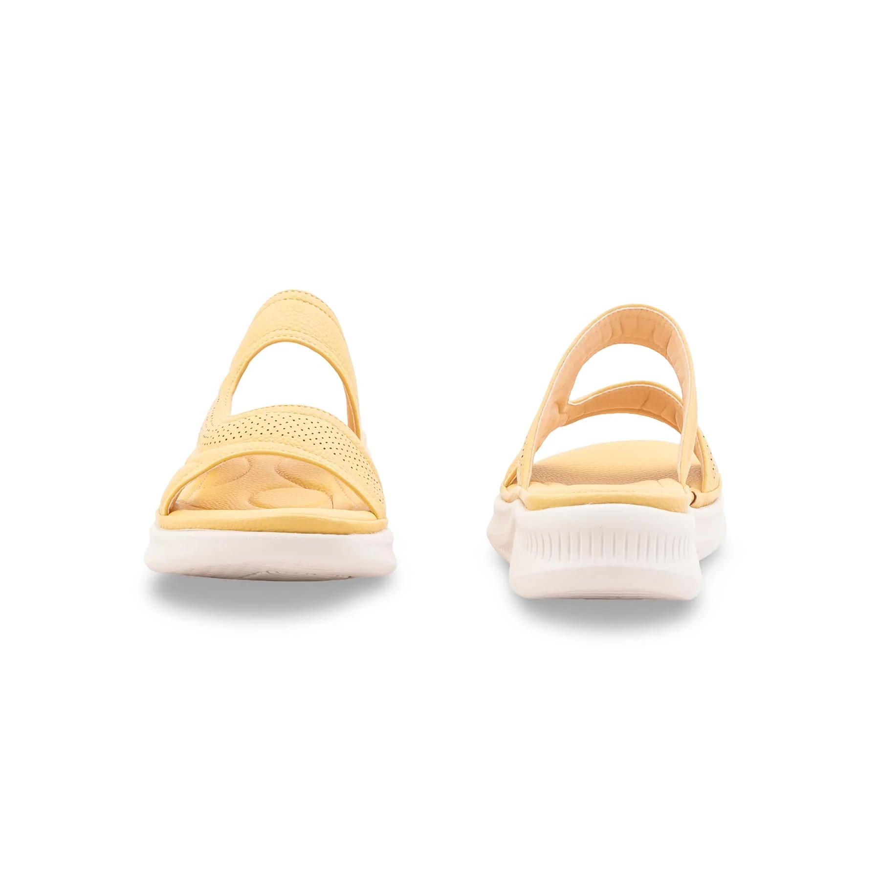Yellow Formal Slipper For Ladies PU0727 - Image 4