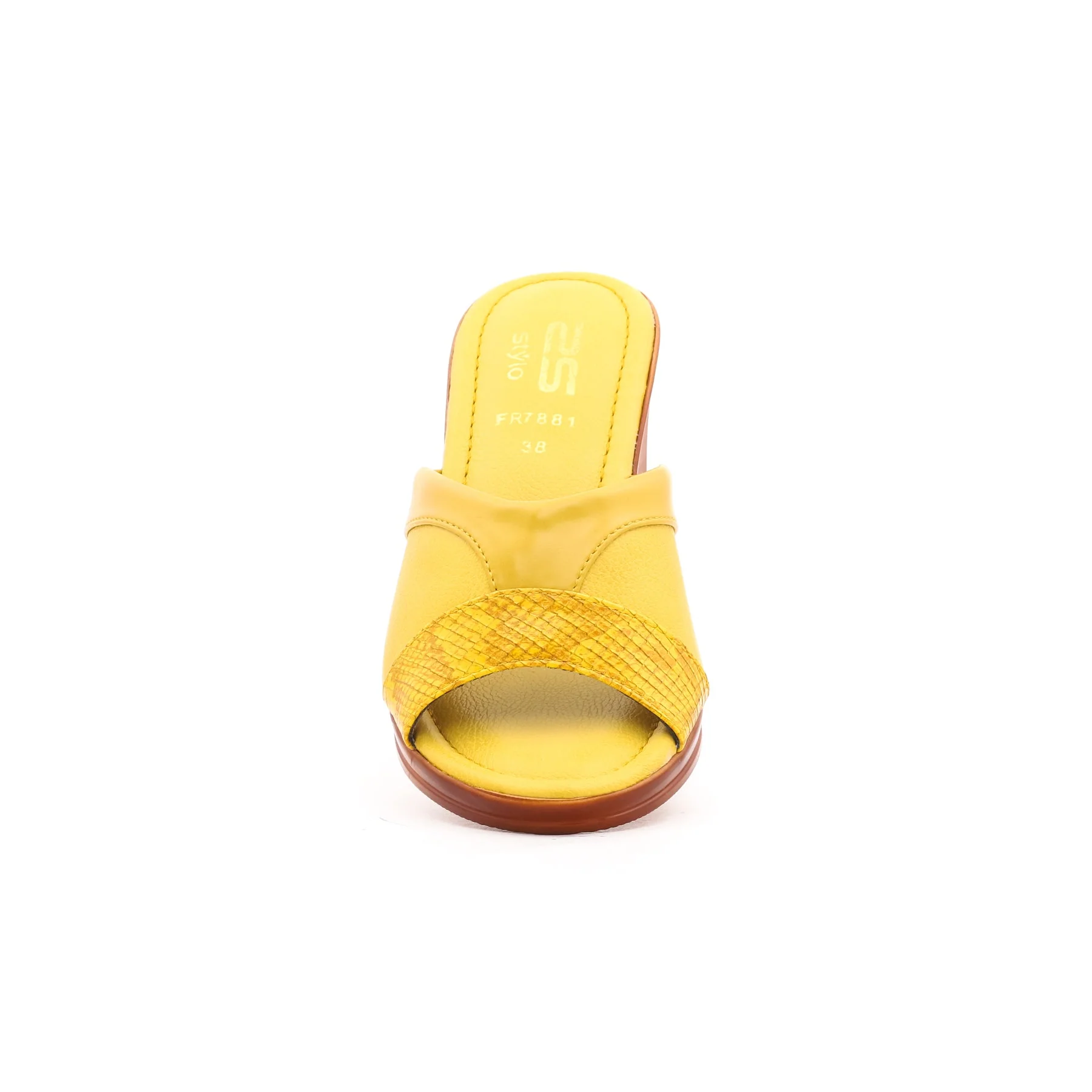 Yellow Formal Slipper FR7881 - Image 3