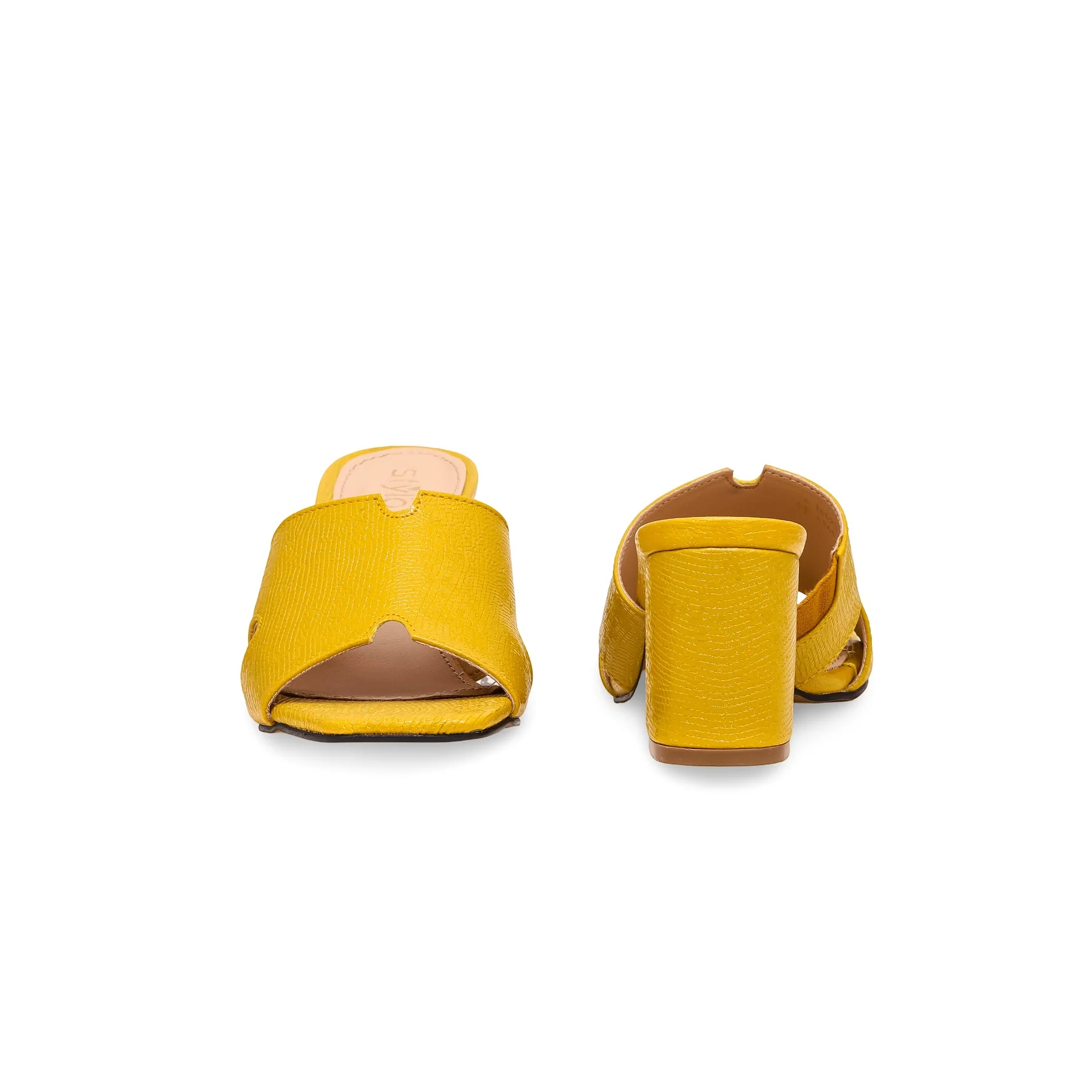 Yellow Formal Slipper FR8265 - Image 3