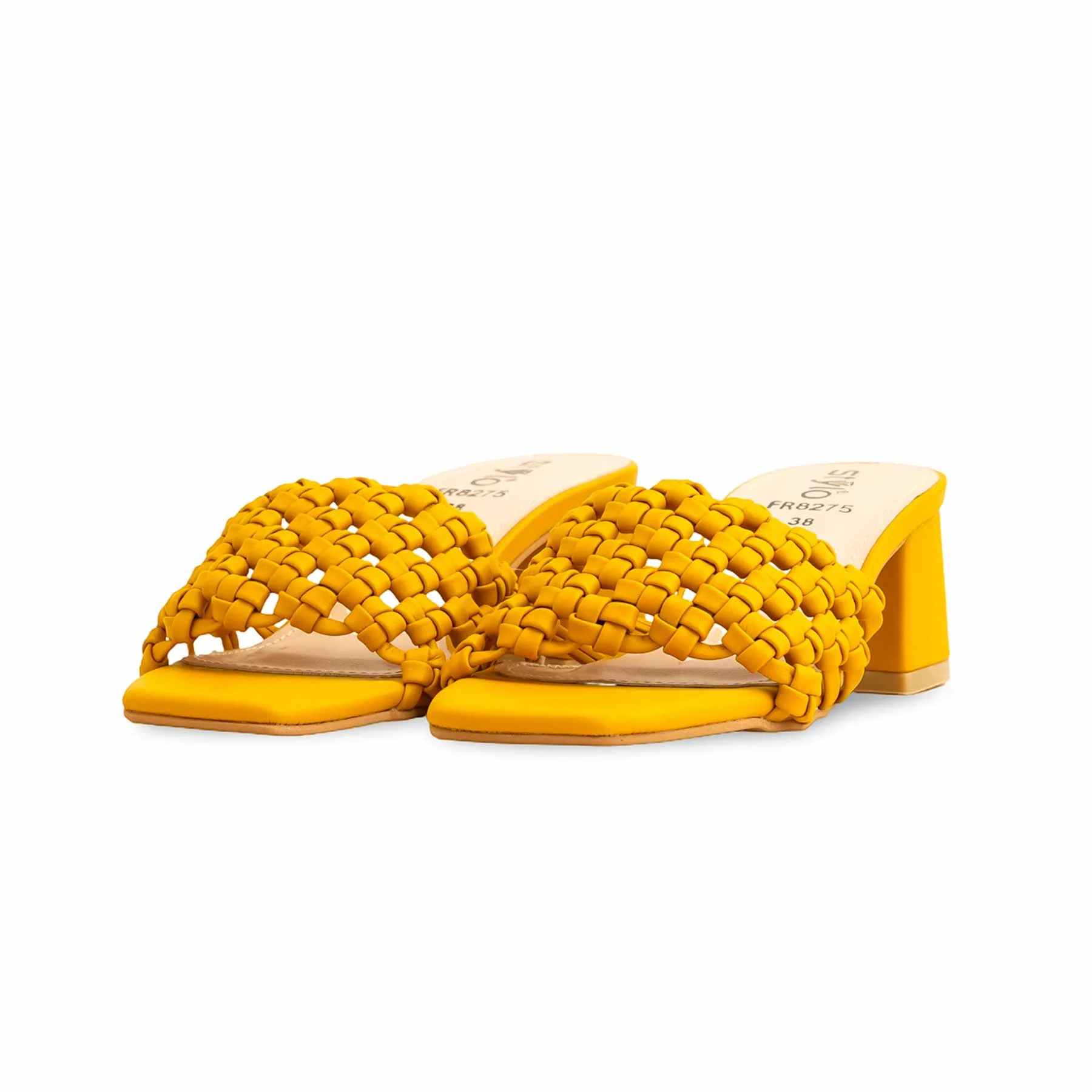 Yellow Formal Slipper FR8275 - Image 3