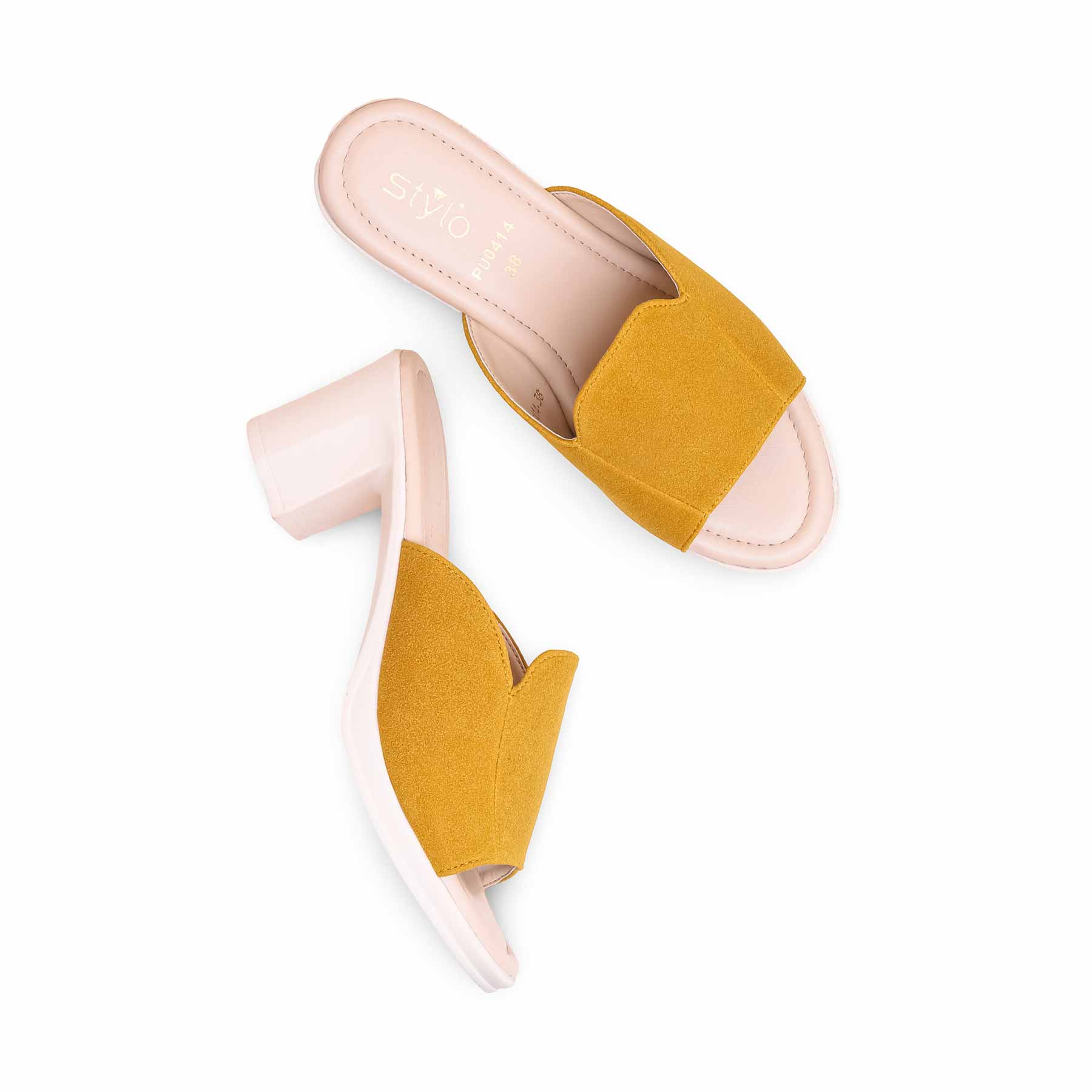 Yellow Formal Slipper PU0414 - Image 4