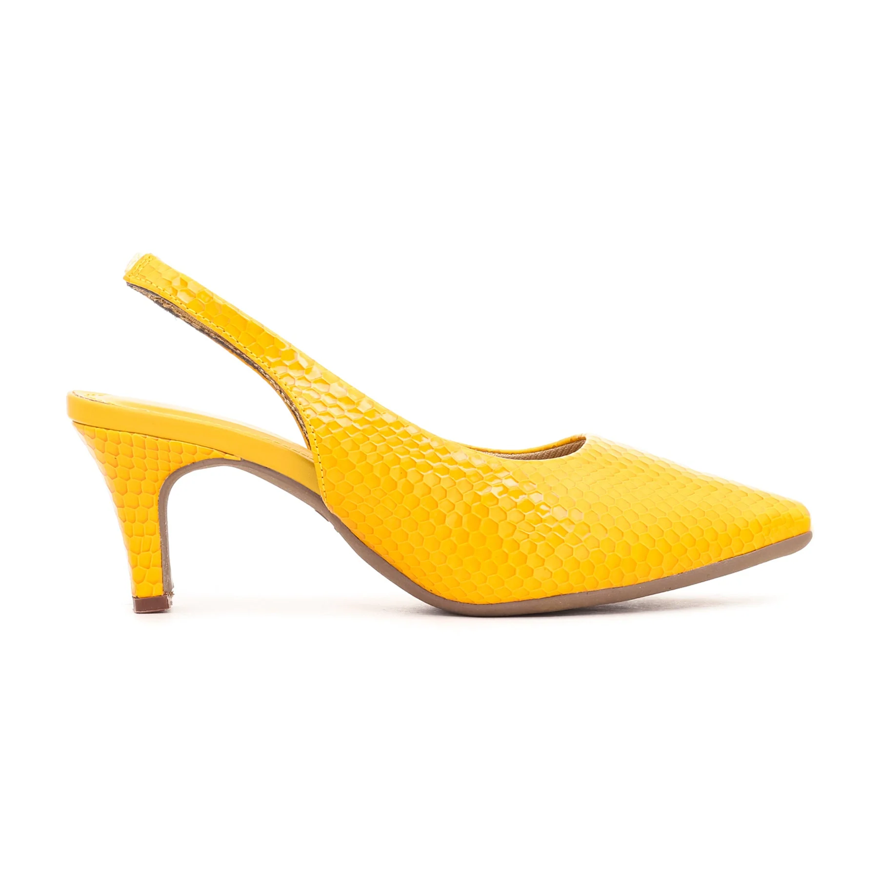 Yellow Back Open Shoes WN5233 - Image 3