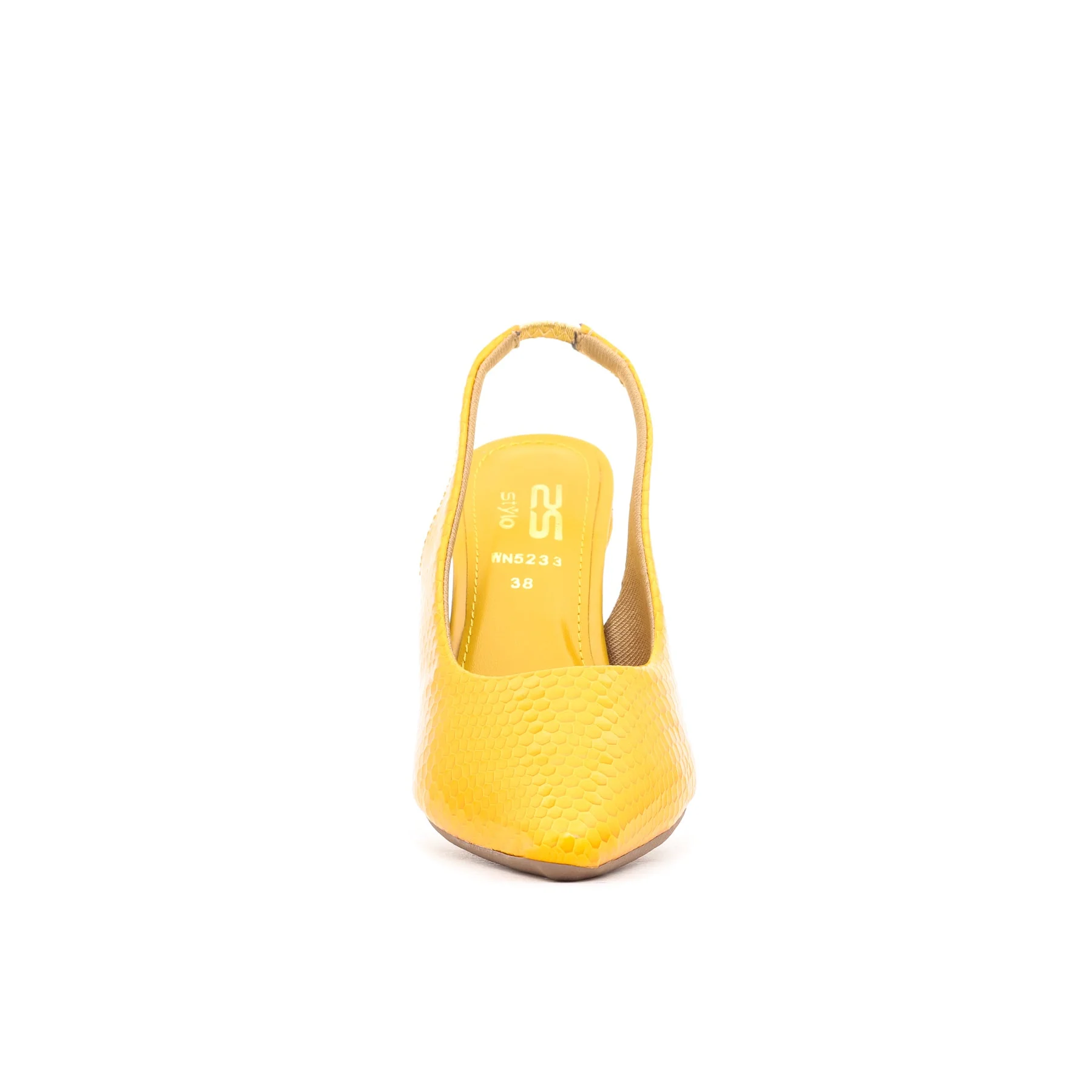 Yellow Back Open Shoes WN5233 - Image 4
